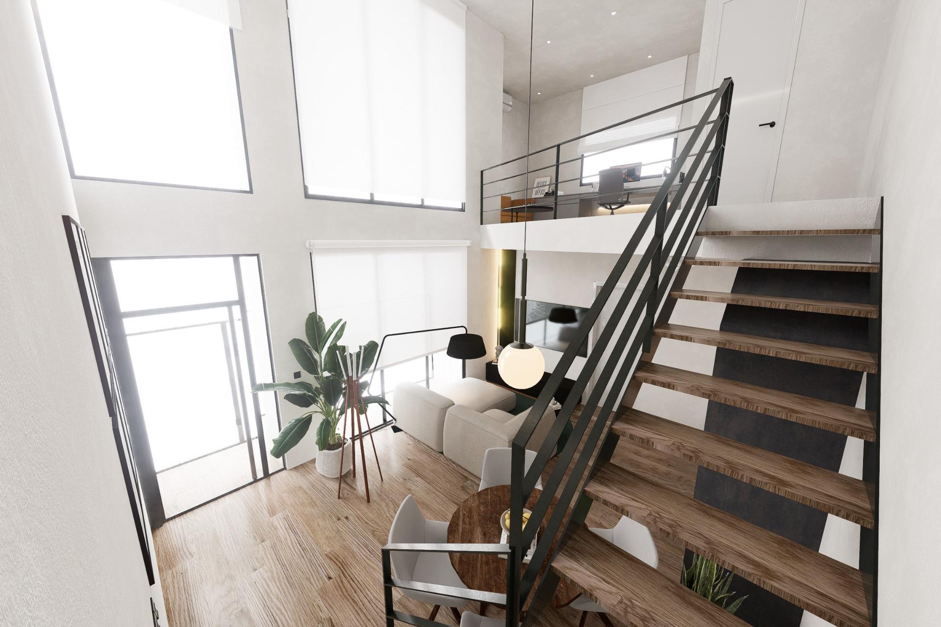 Modern duplex loft apartments in the heart of alicante