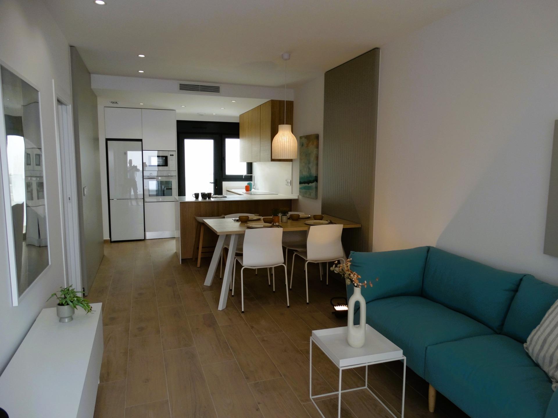 Newly built bungalows with solarium or garden in pilar de la horadada