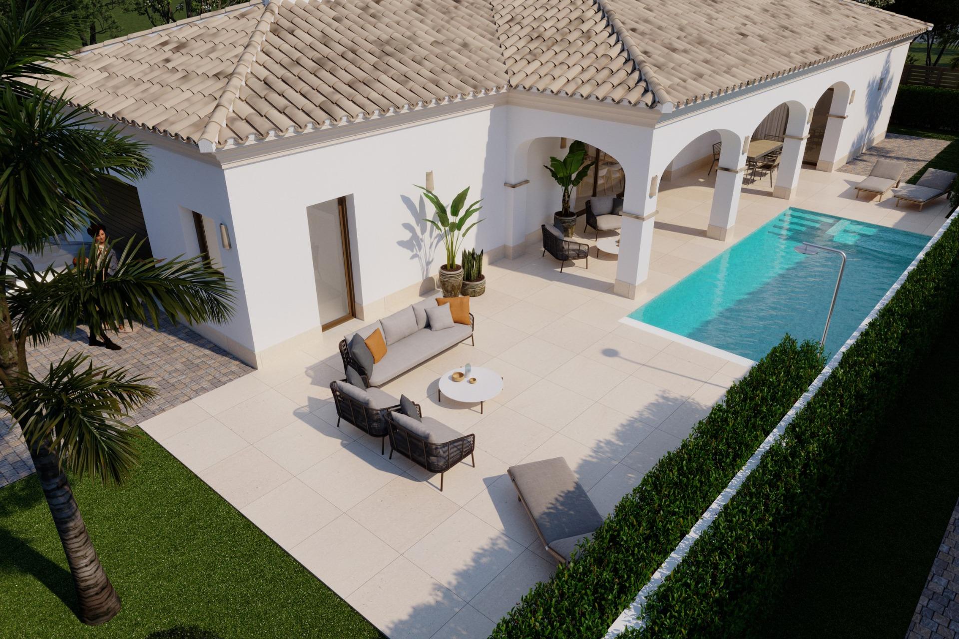 New build mediterranean villas in san pedro del pinatar