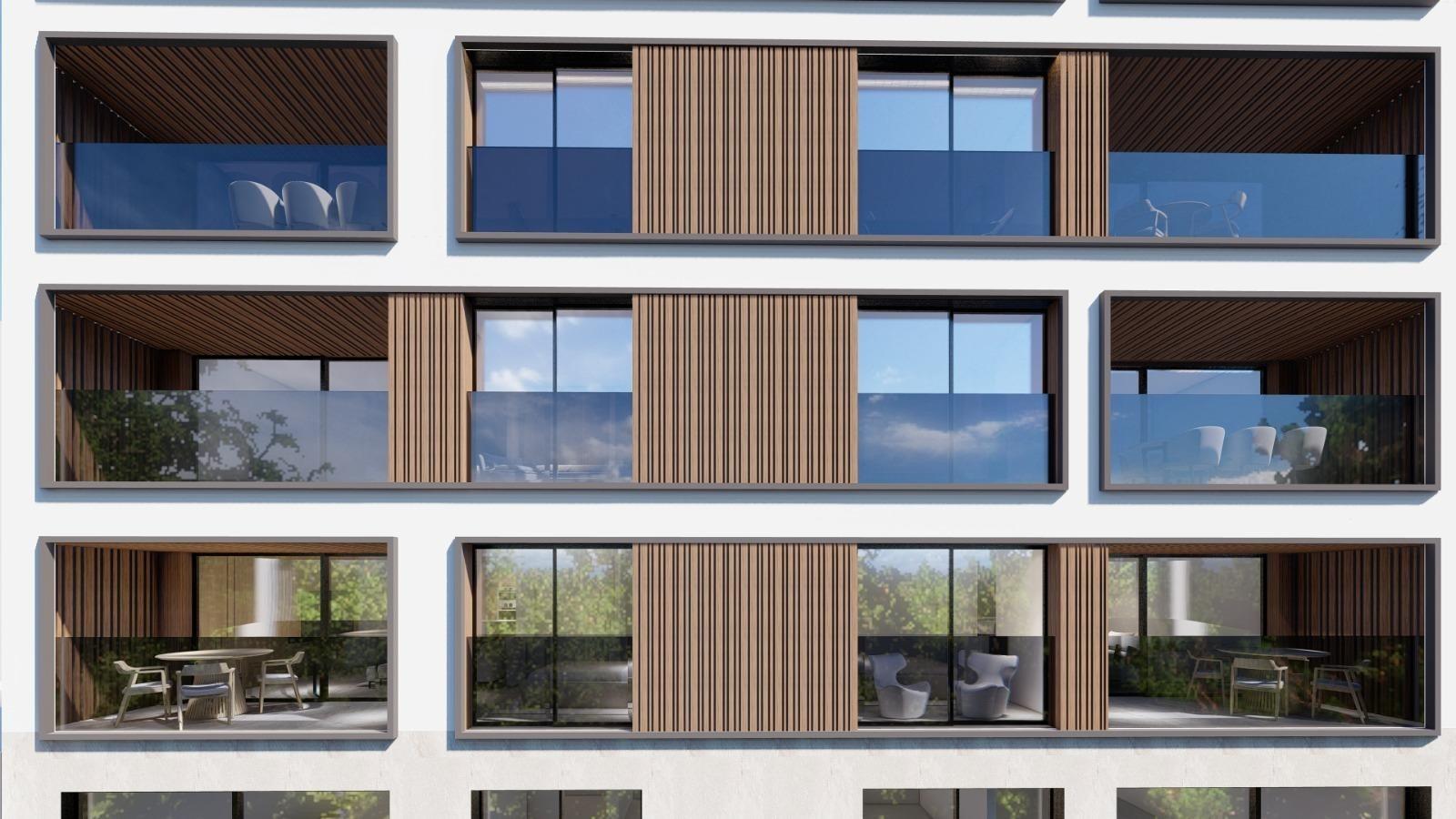 Modern new build apartments in the center of guardamar del segura
