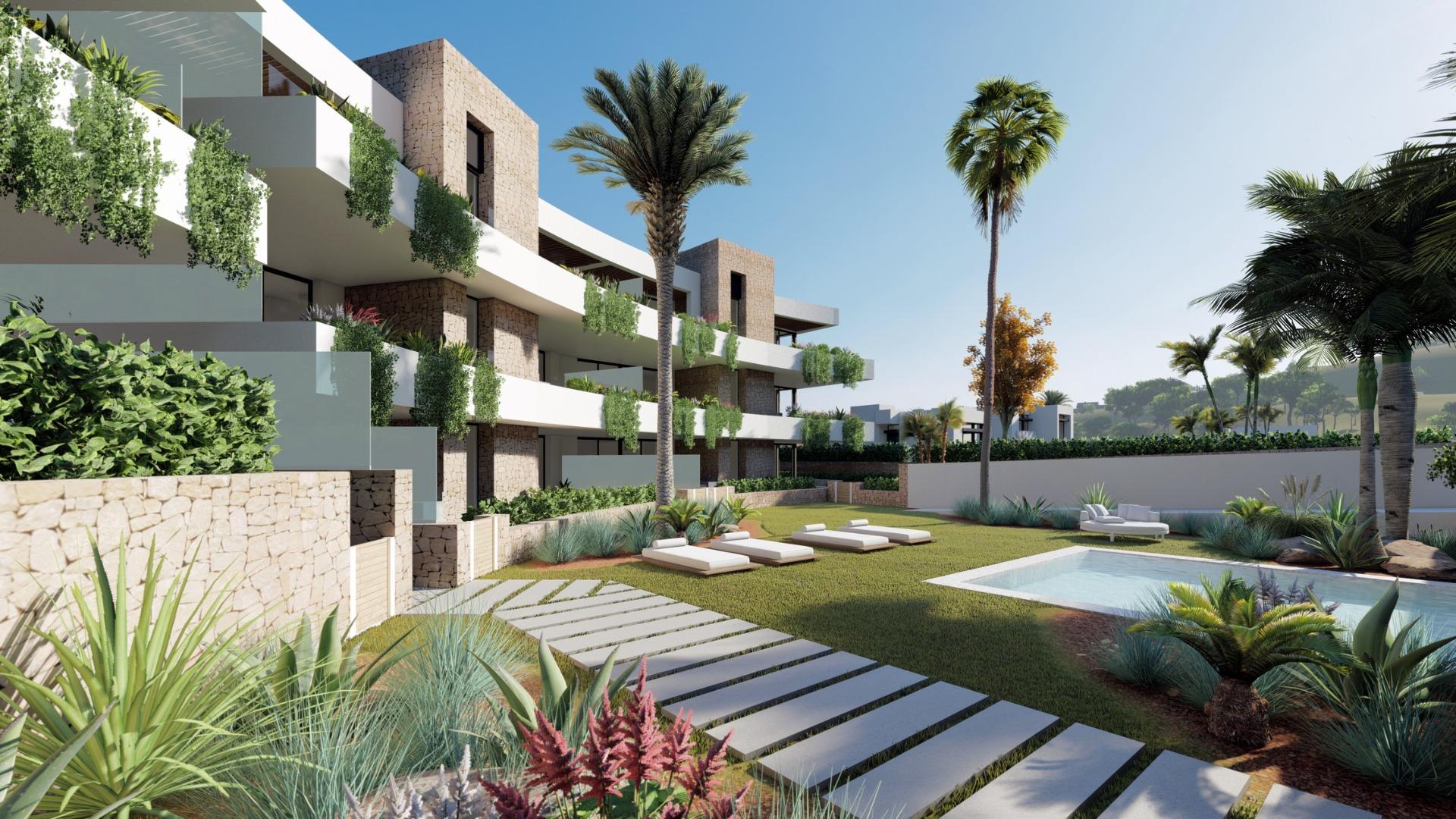 New build residential complex in la manga club resort