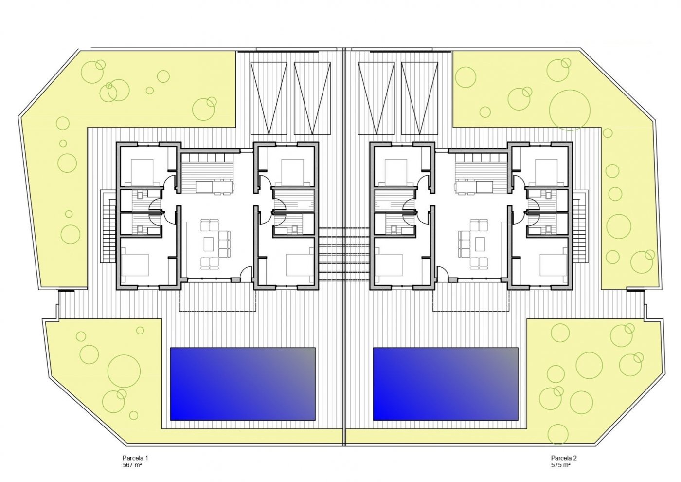 New build villas in roldan
