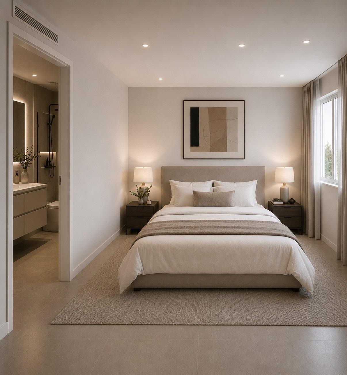 Development of 4 newly built semi-detached and terraced villas with private swimming pools at the mazarrón country club