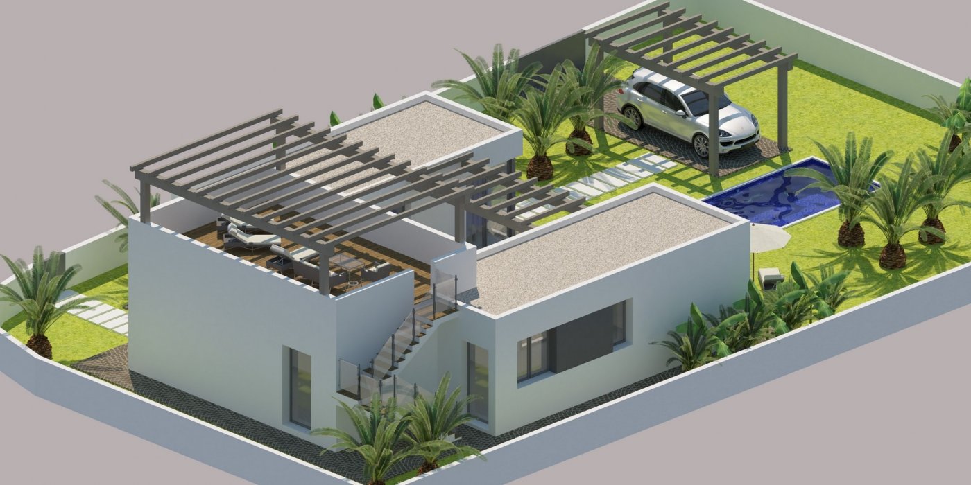 New build modern villas in benijofar