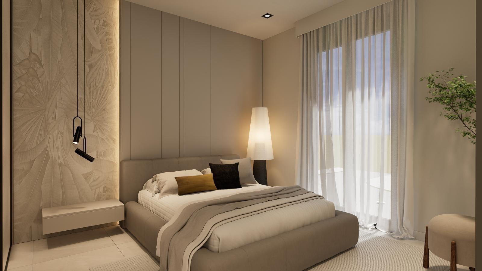 New build bungalows with garden or solarium near the beach in pilar de la horadada