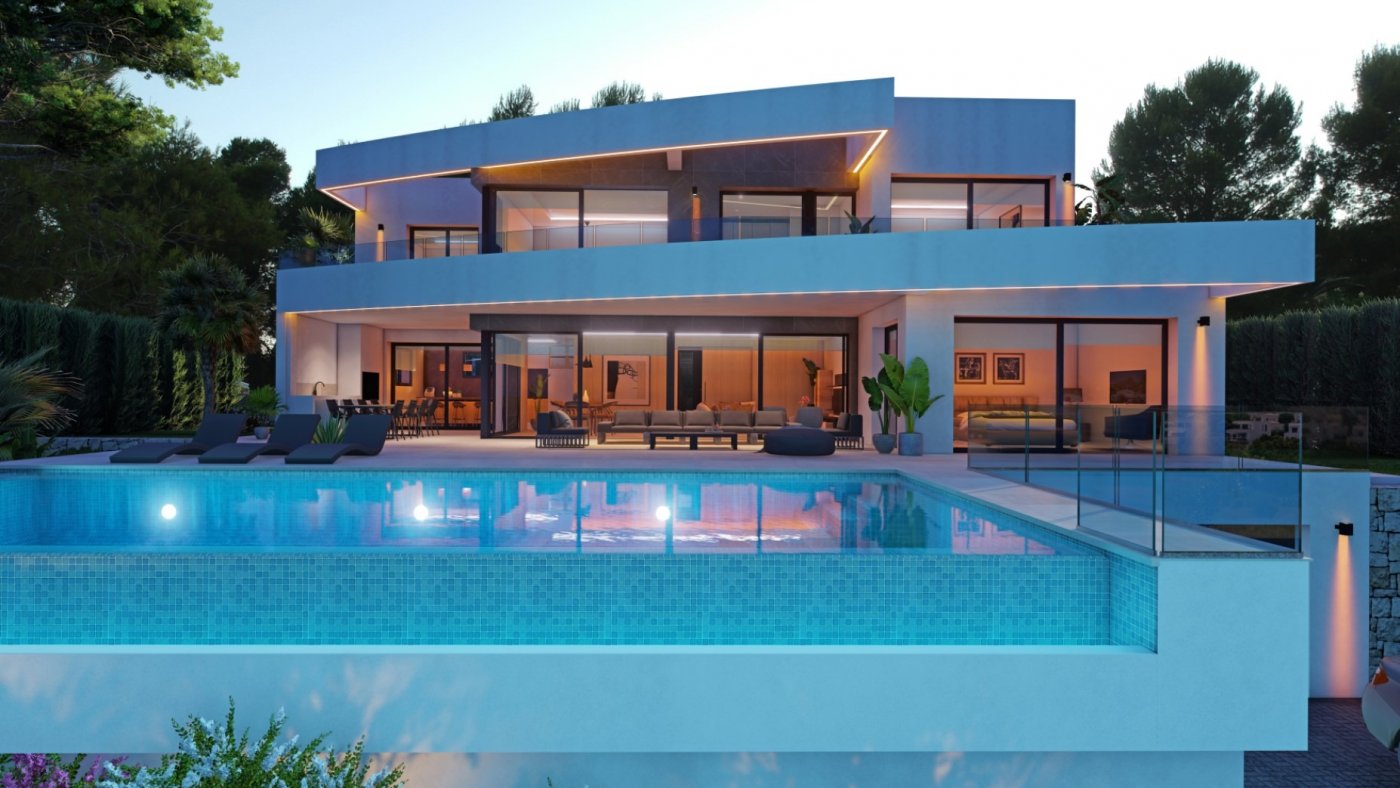Luxury new build villa in moraira