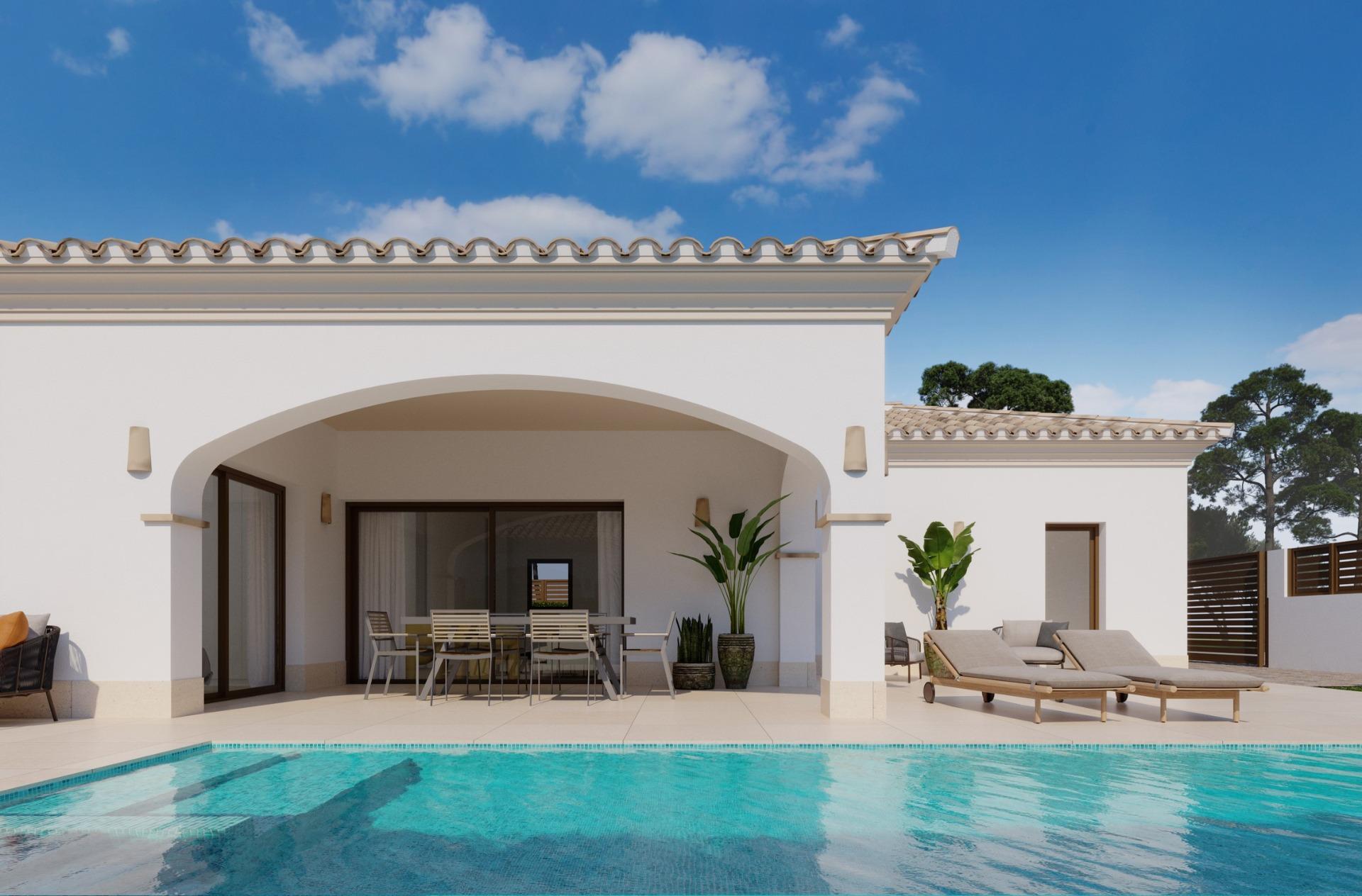 New build mediterranean villas in san pedro del pinatar