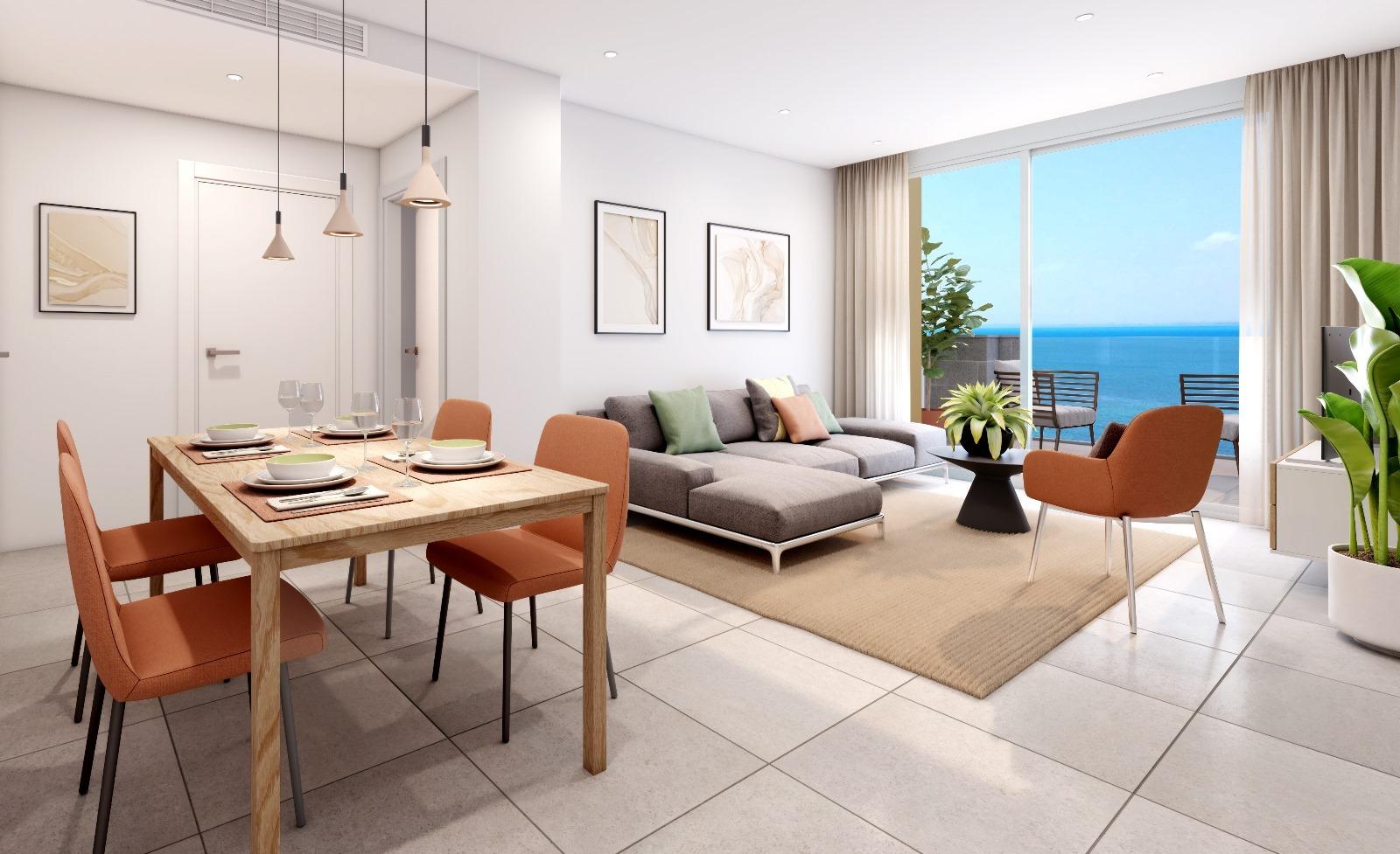 New build residential complex in la manga