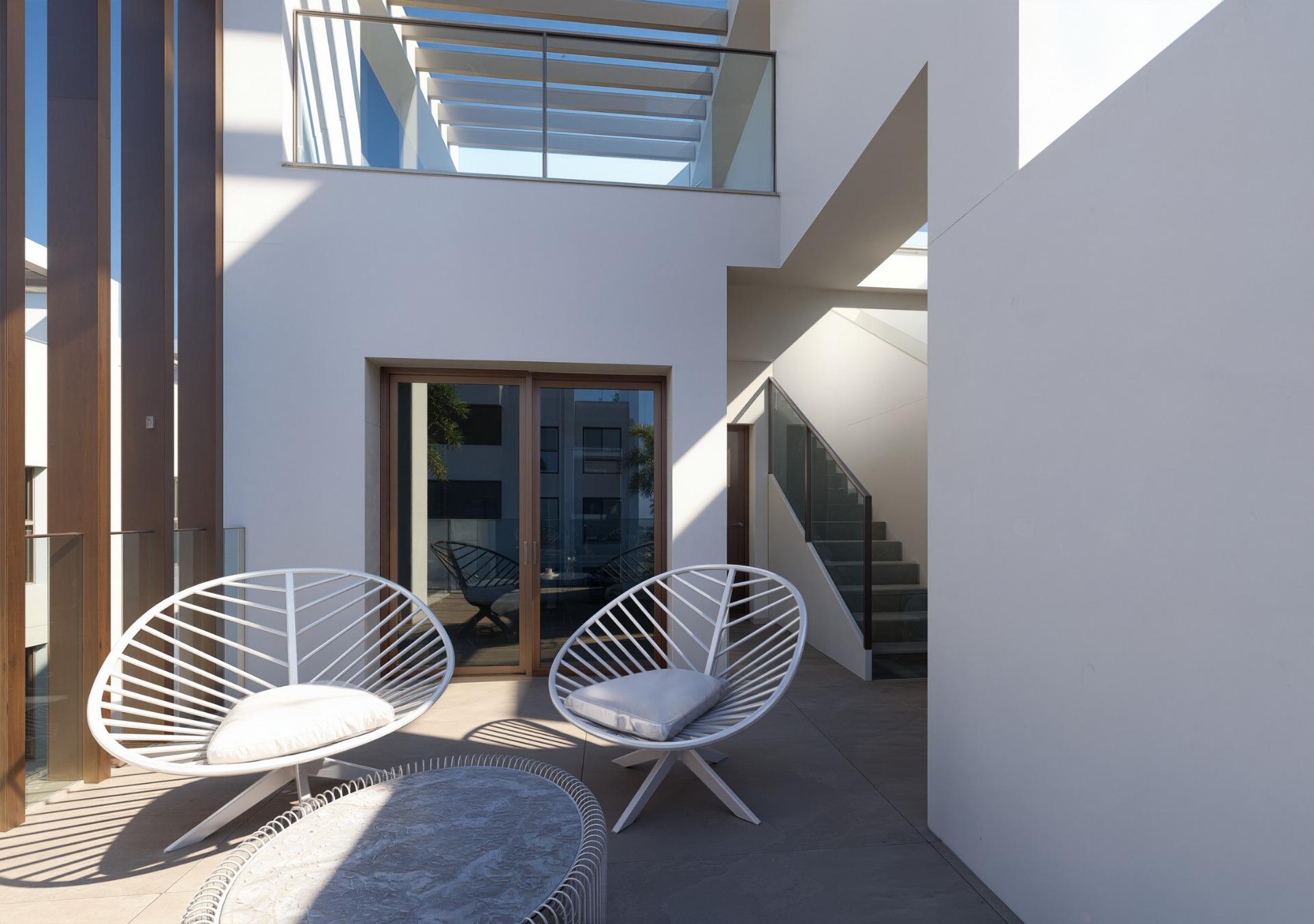 New build villas with private pool at serena golf-los alcazares