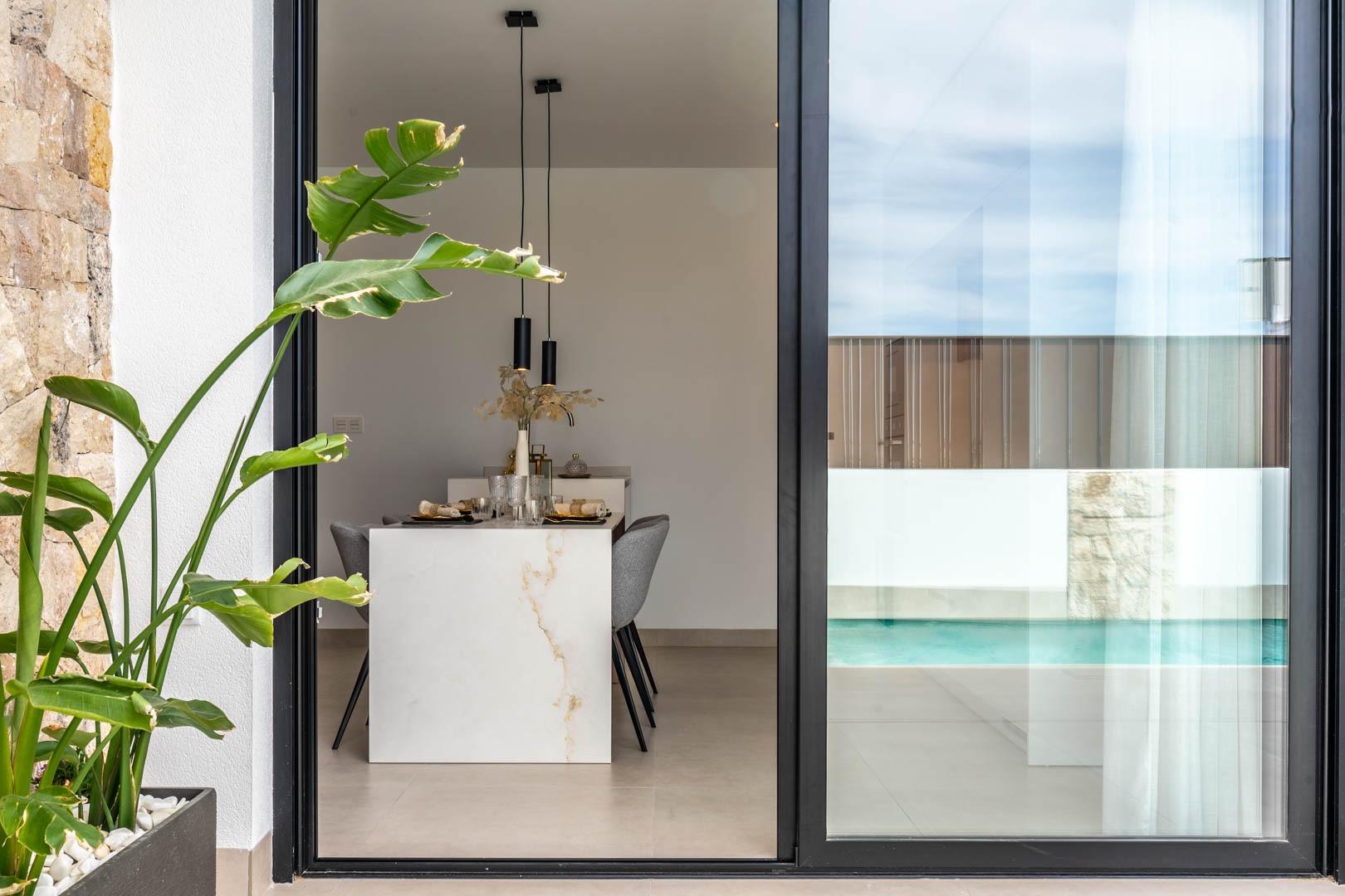 New build independent villas with private pool and solarium in roldán, torre-pacheco