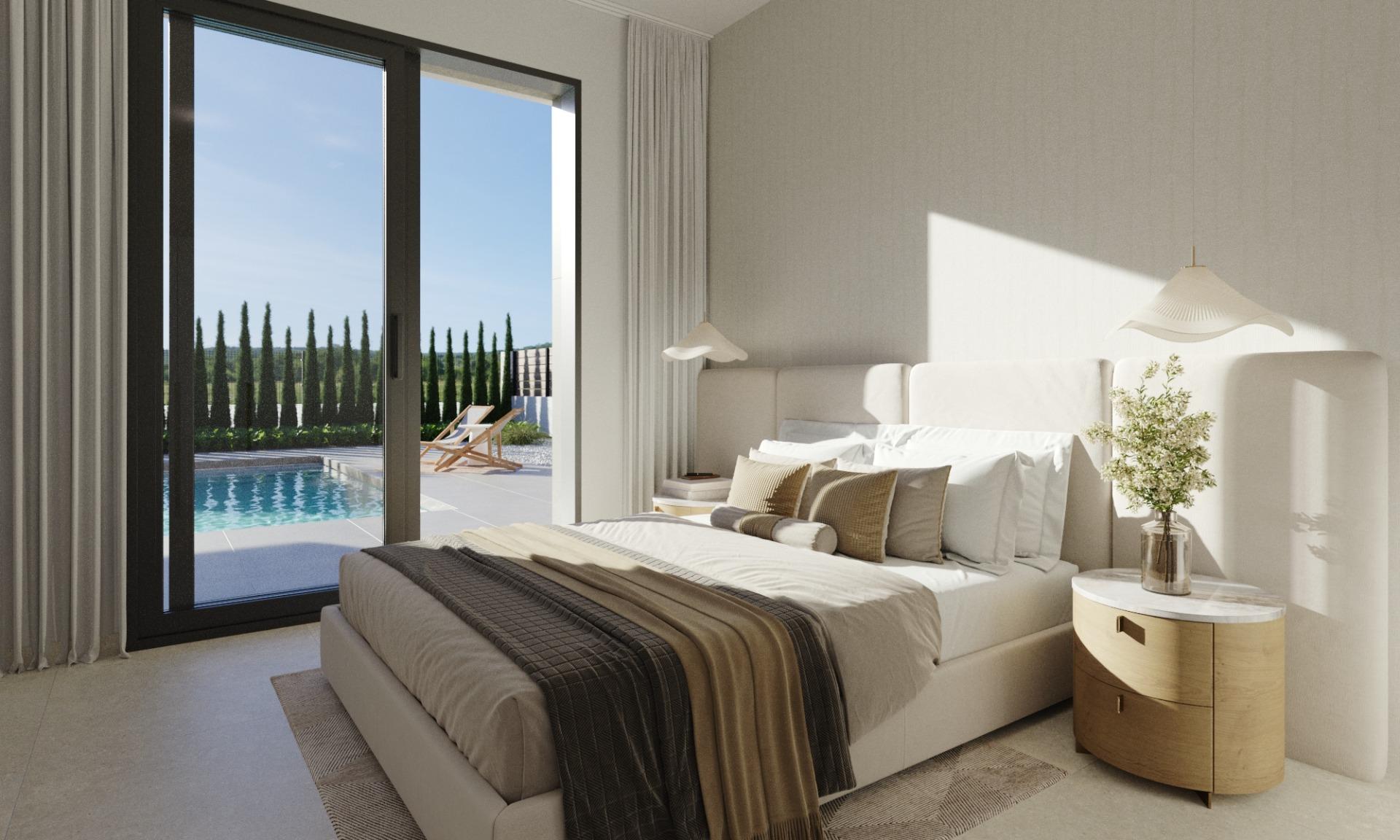 New build villas in hacienda del Álamo golf resort, murcia