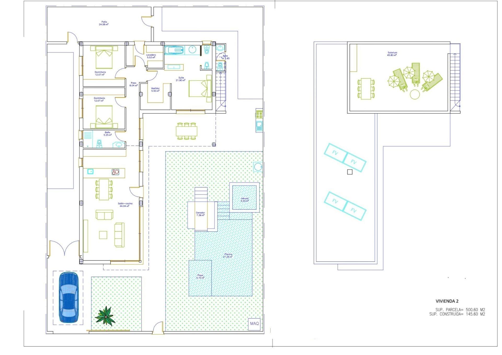 Luxury new build villas in sucina with private pool and large plots