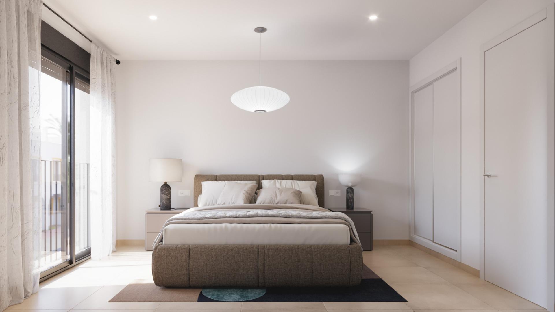 Modern townhouses near golf courses in santa rosalia-murcia
