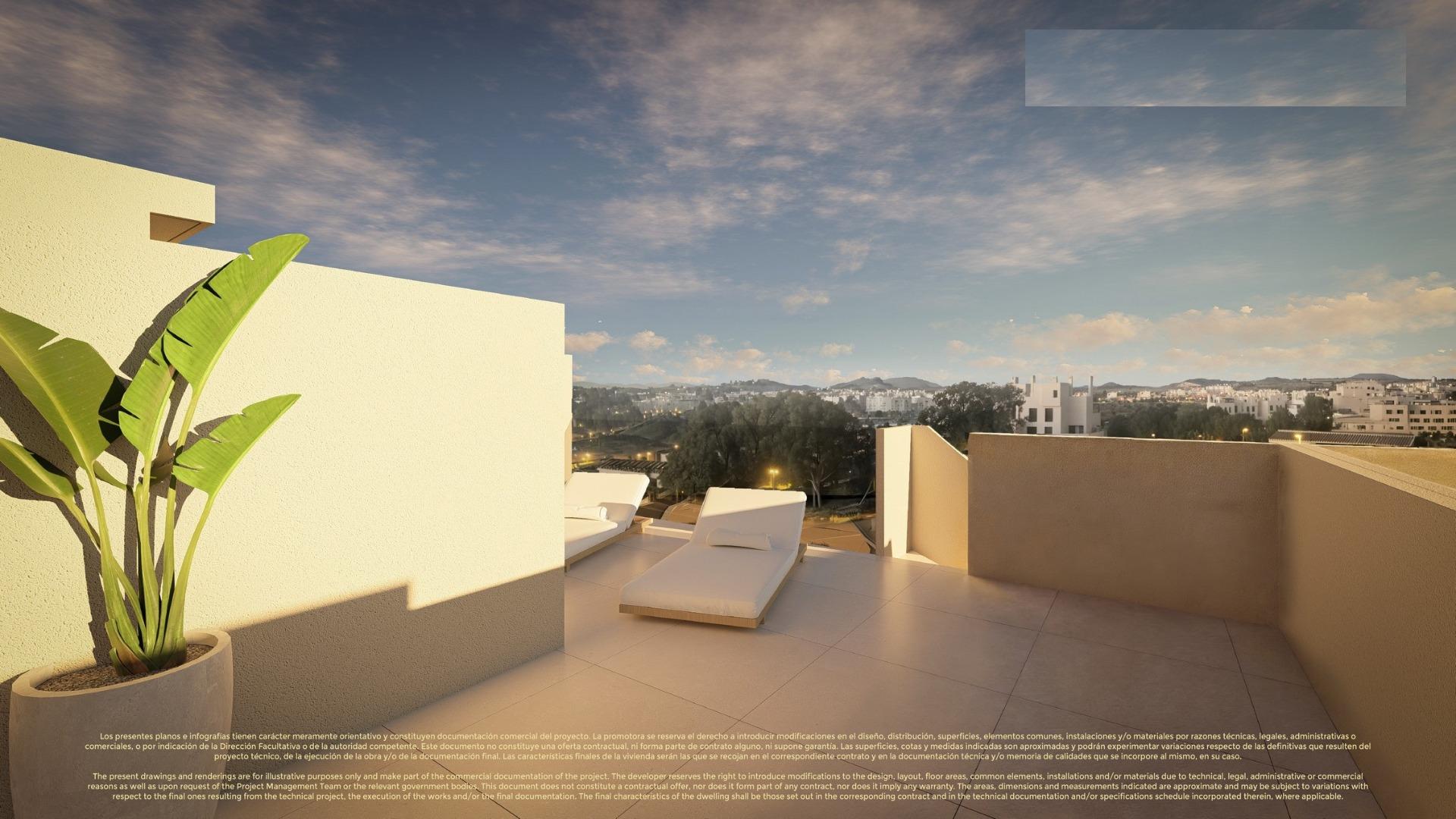 New build apartments and semi detached villas in corvera hills golf-murcia