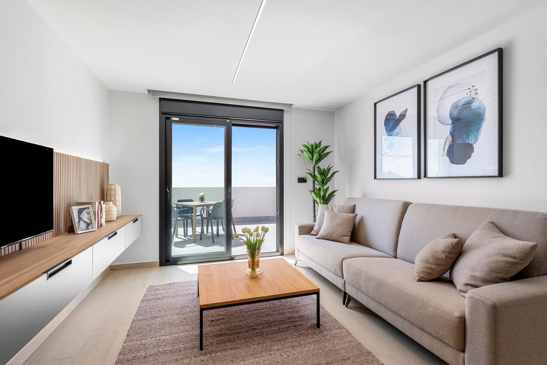 New build tourist licensed apartments with lagoon views in el raso guardamar del segura