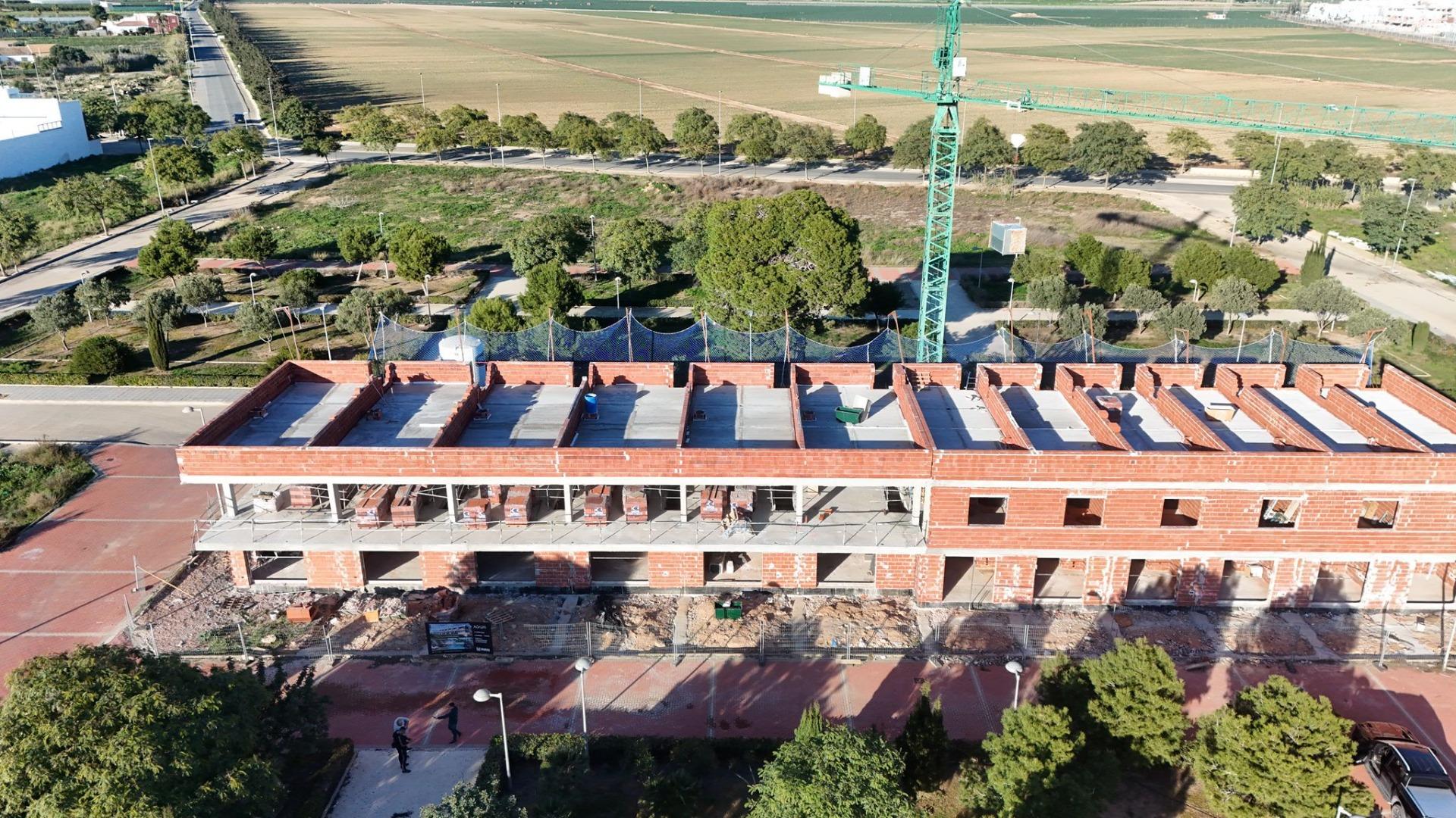 New build townhouses and corner townhouses in pilar de la horadada