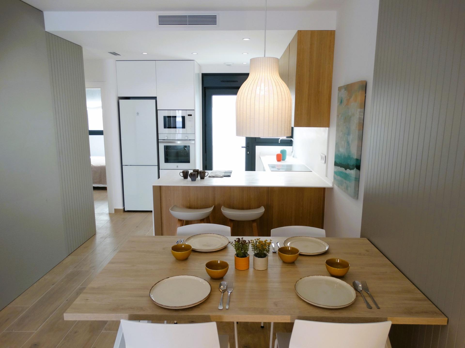 Newly built bungalows with solarium or garden in pilar de la horadada