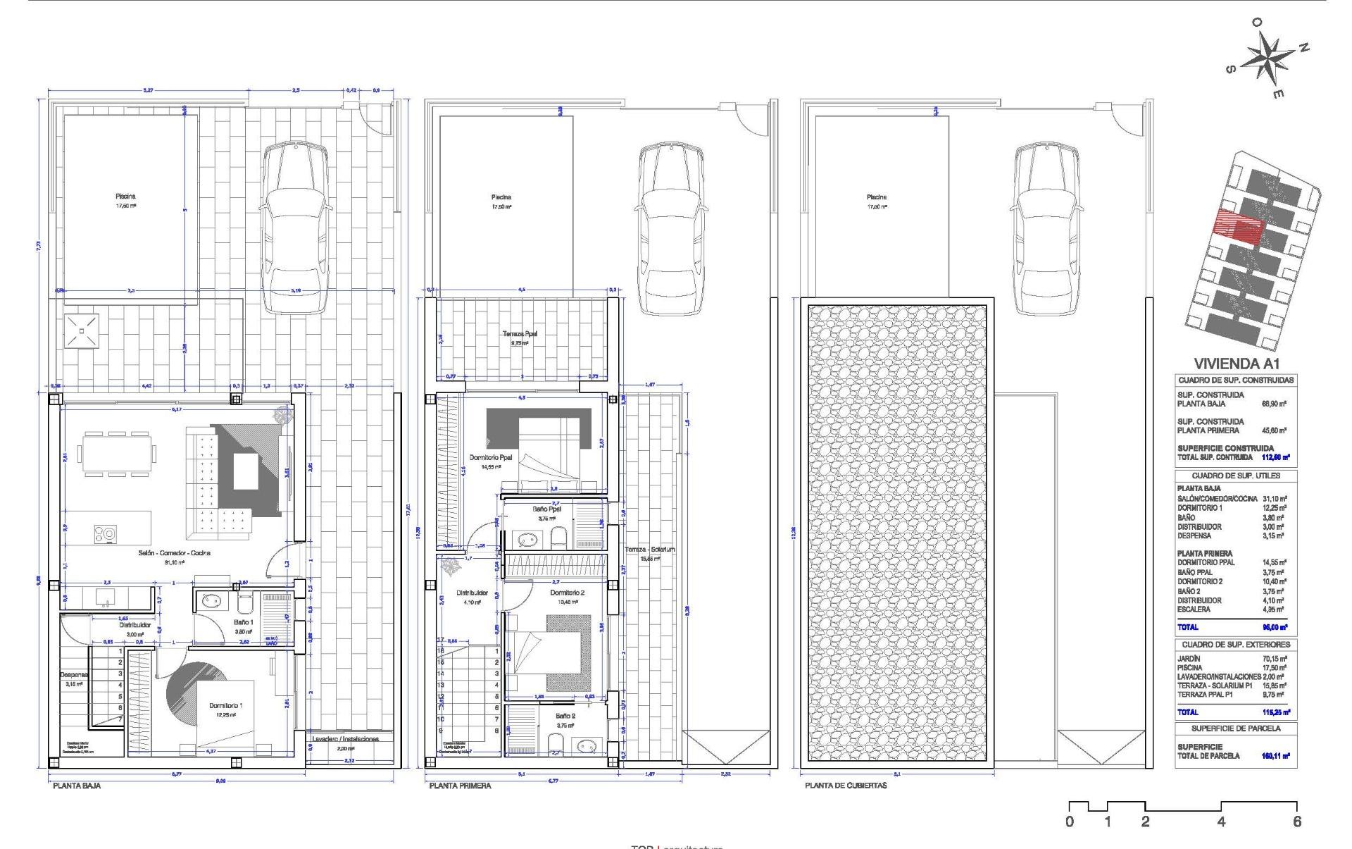 Modern new build villas with private pool in san pedro del pinatar