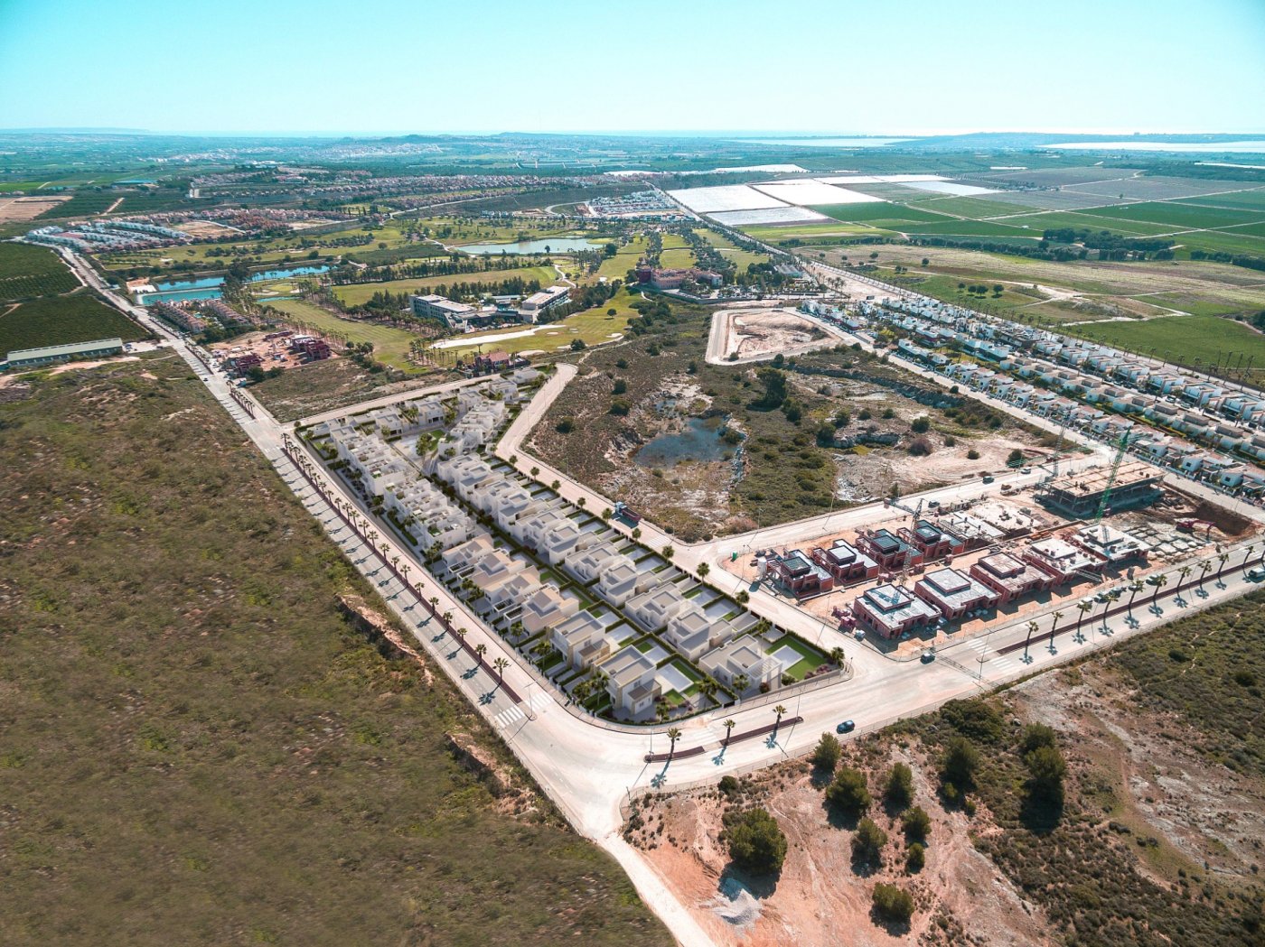 New build semi-detached villas with private pool in la finca golf resort, algorfa