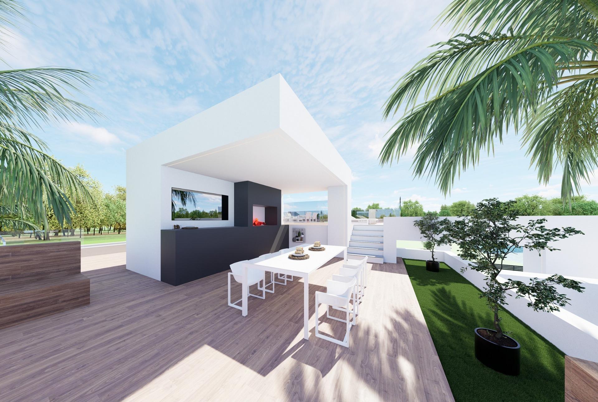 Frontline lake villas in santa rosalía lake resort, murcia