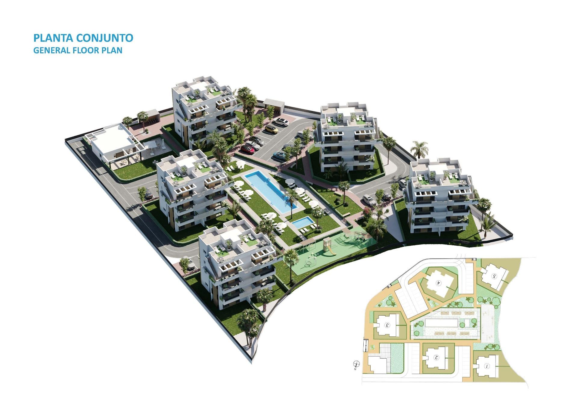 New build tourist apartments in santa rosalía lake and life resort costa cálida