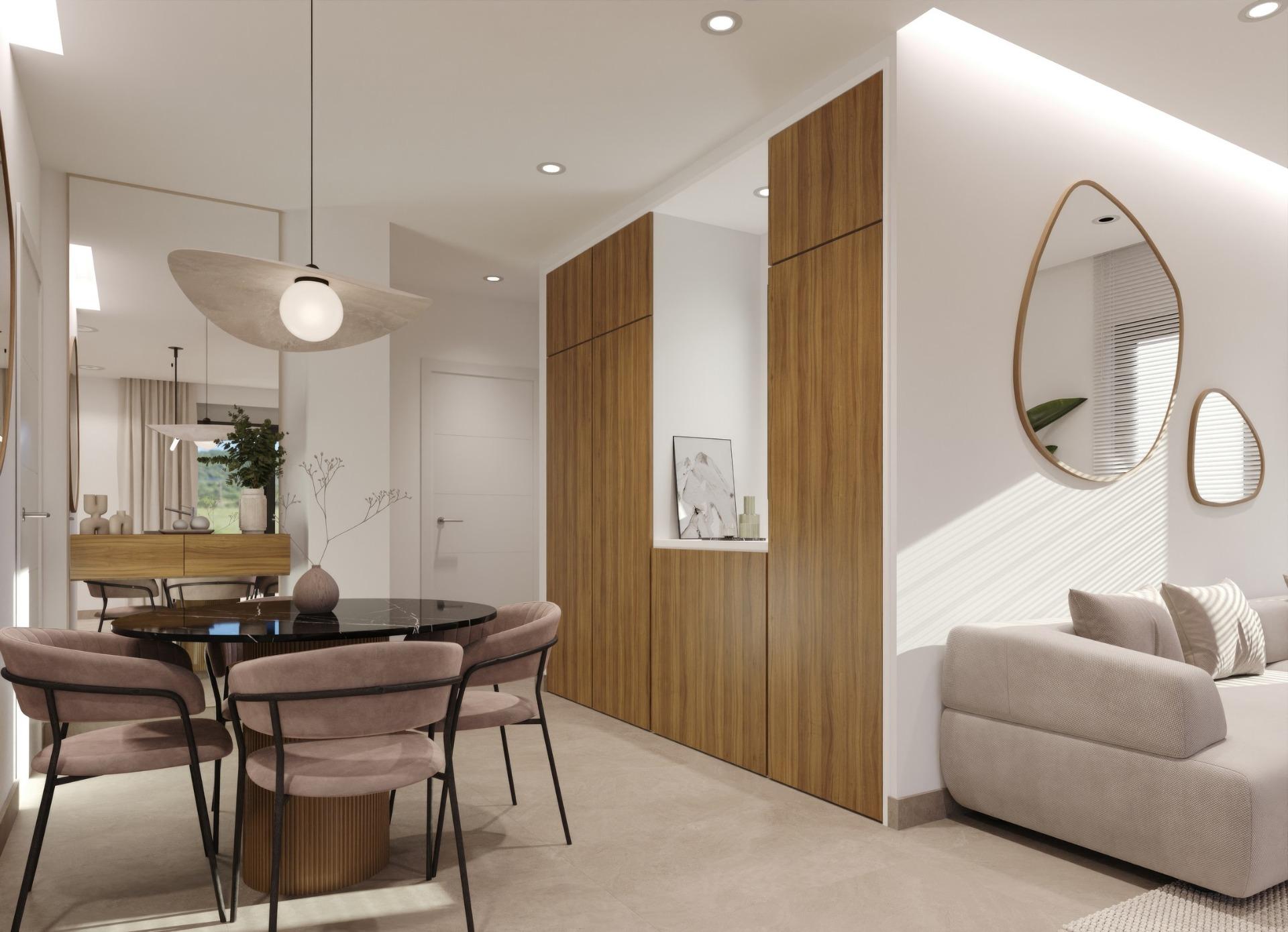 New build apartments in hacienda del Álamo golf resort, murcia