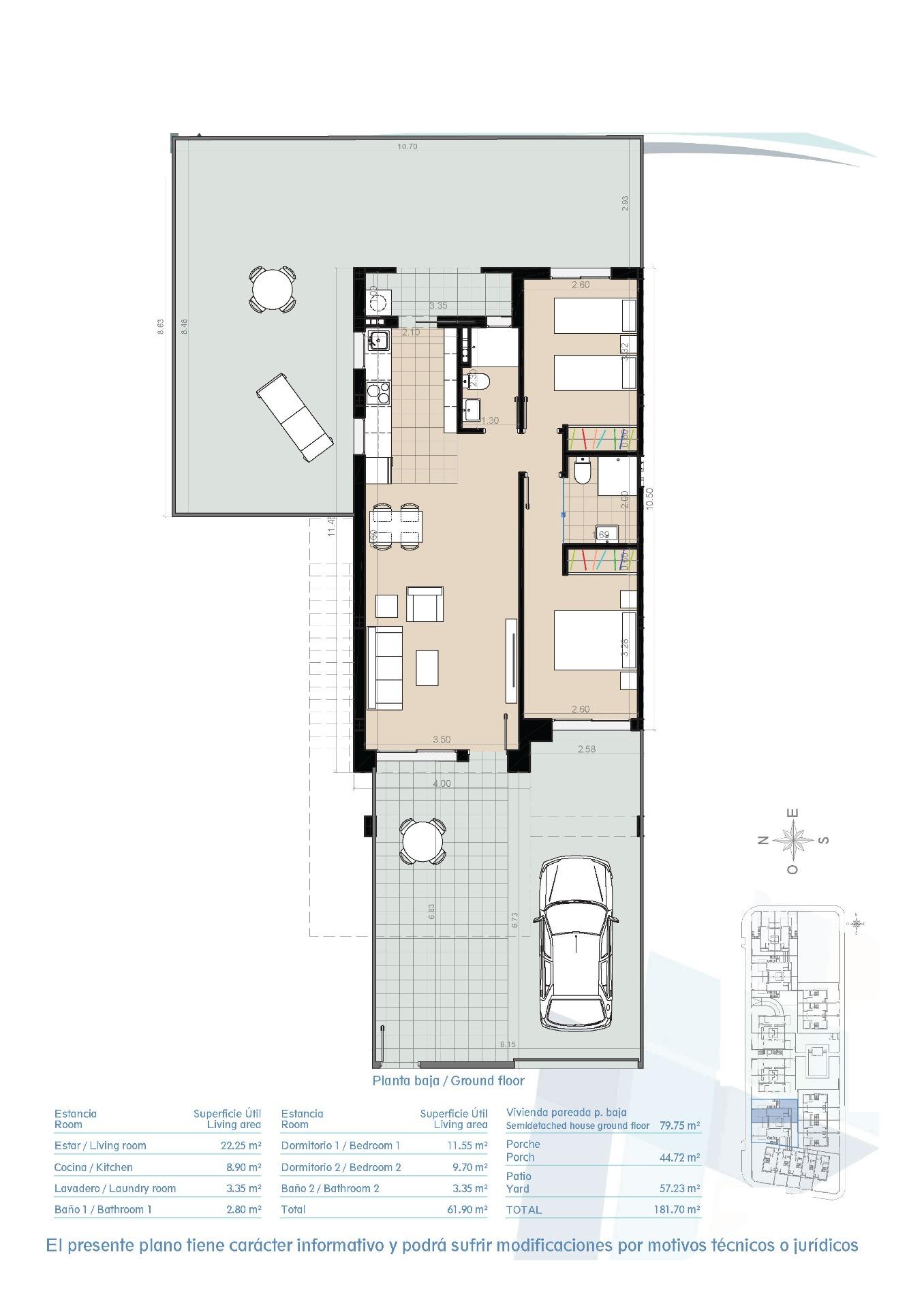 New construction residences just 200 meters from las higuericas beach