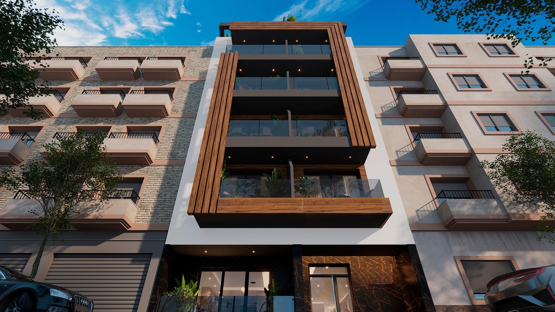 Modern apartments just 250m from playa del cura in torrevieja