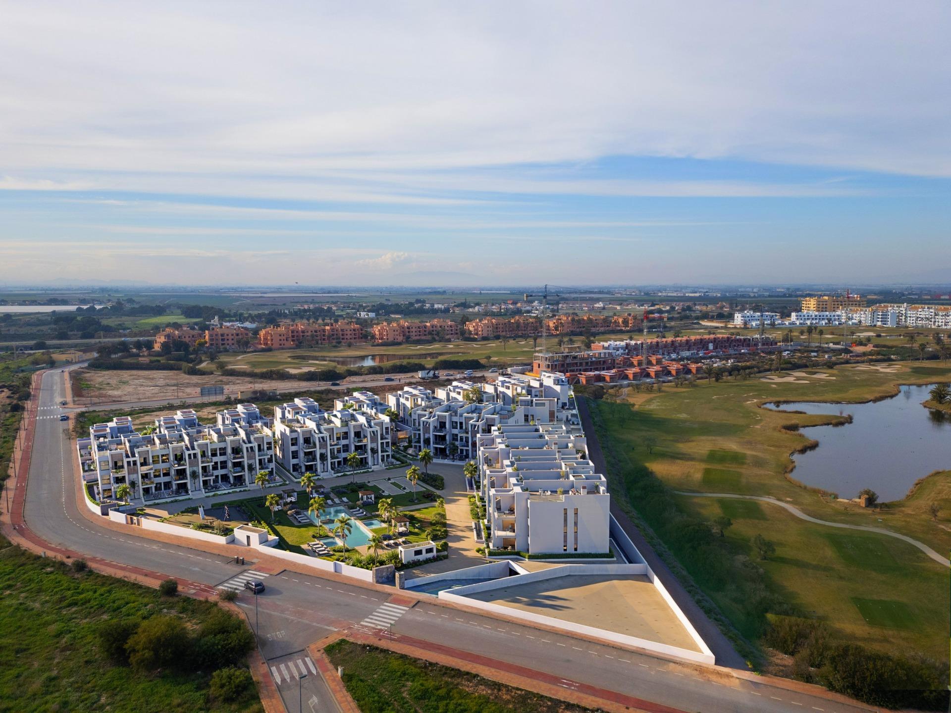 New build resort apartments at la serena golf-los alcazares near the beach