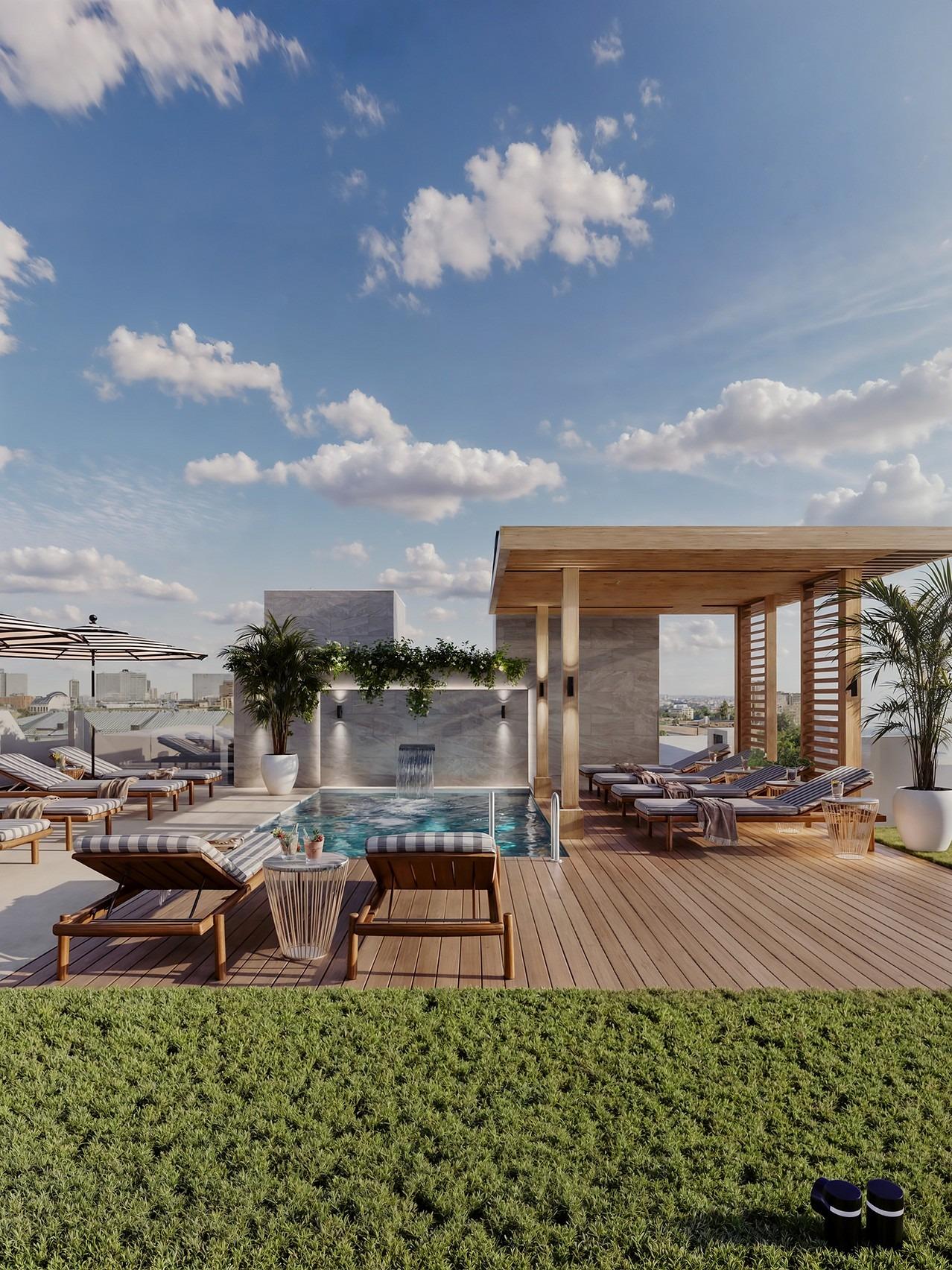 New build apartments with rooftop pool just 600 m from the beach in guardamar del segura