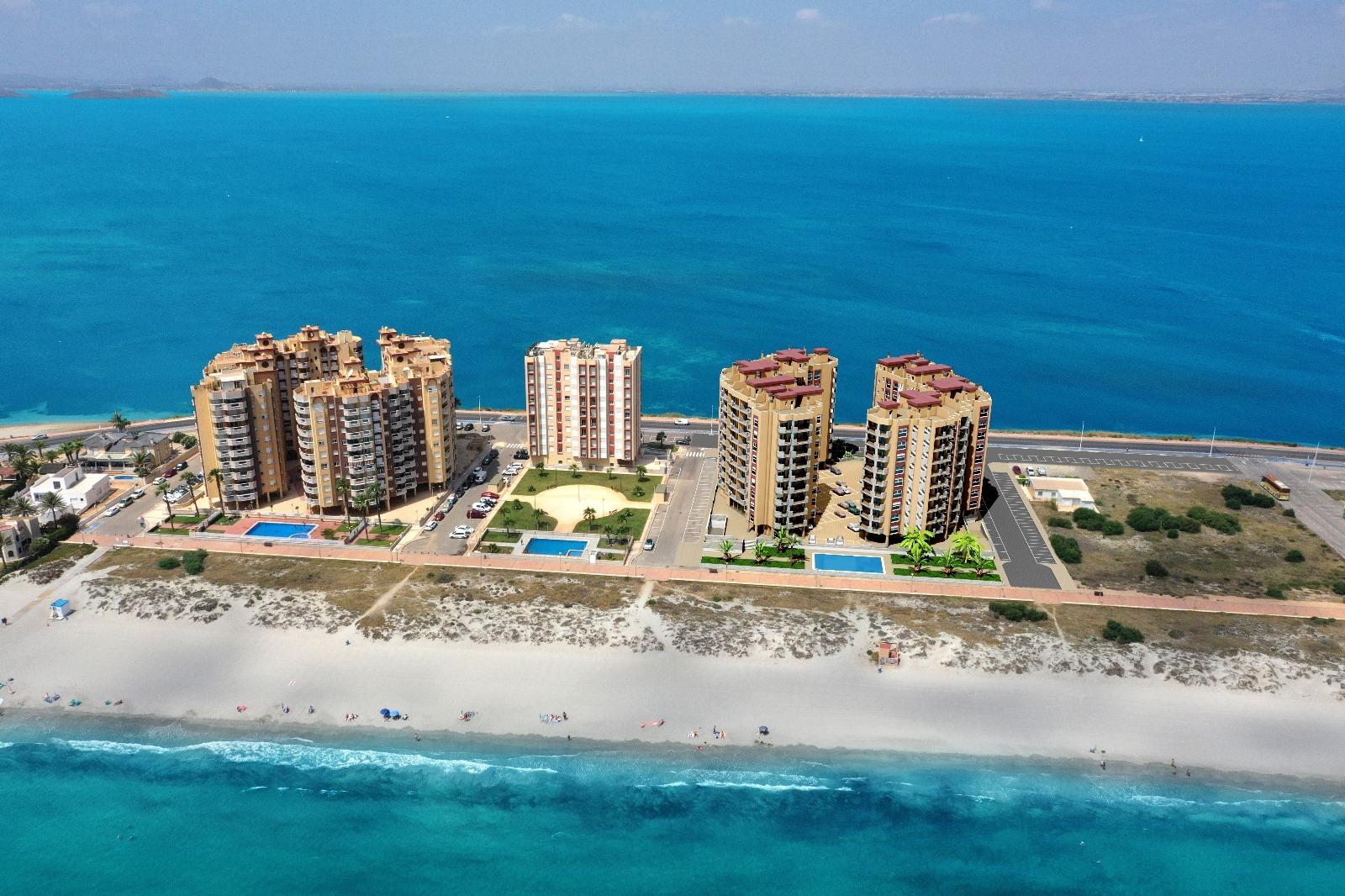 New build residential complex in la manga