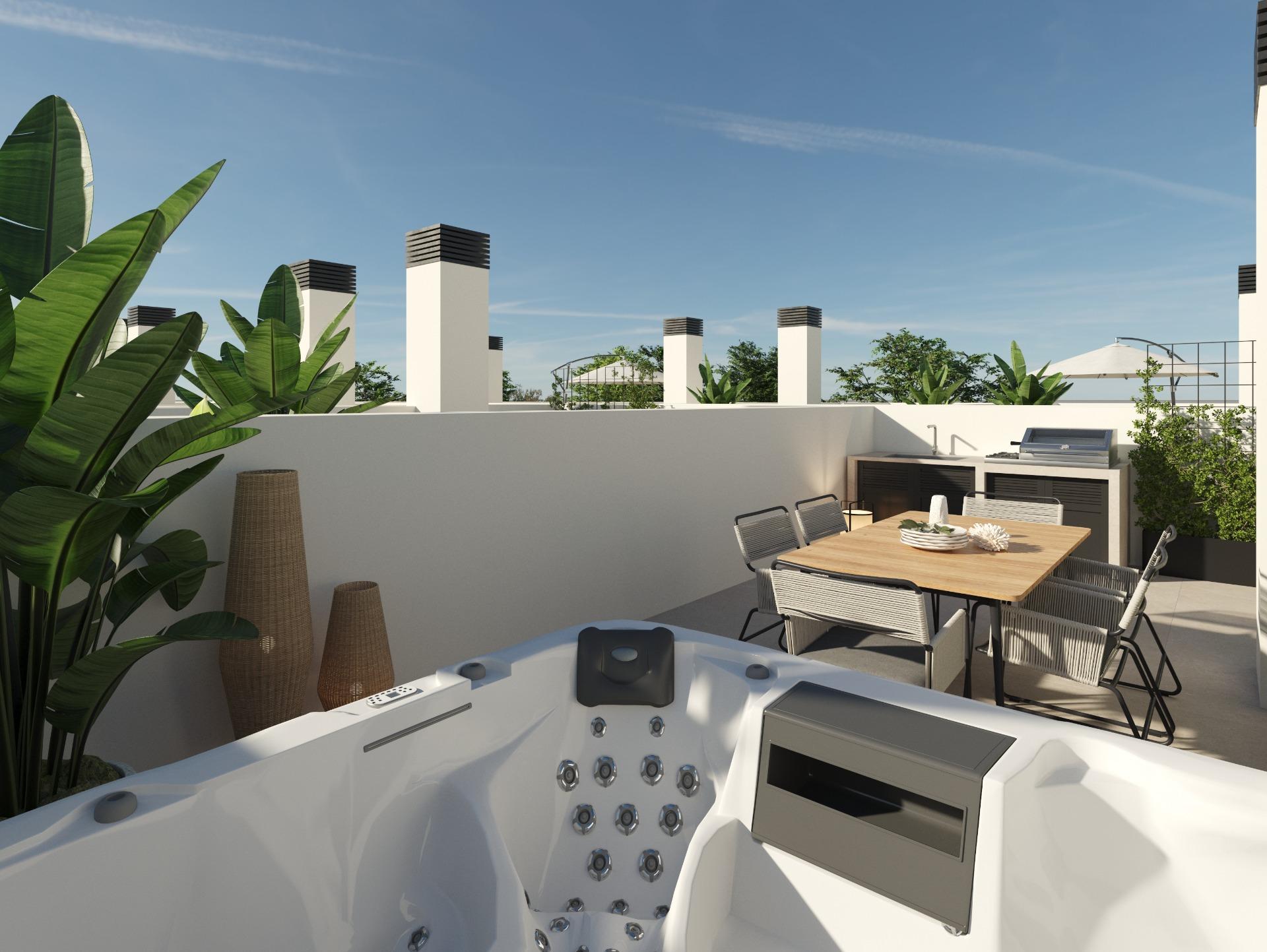 Modern townhouses in dolores with comunal pool