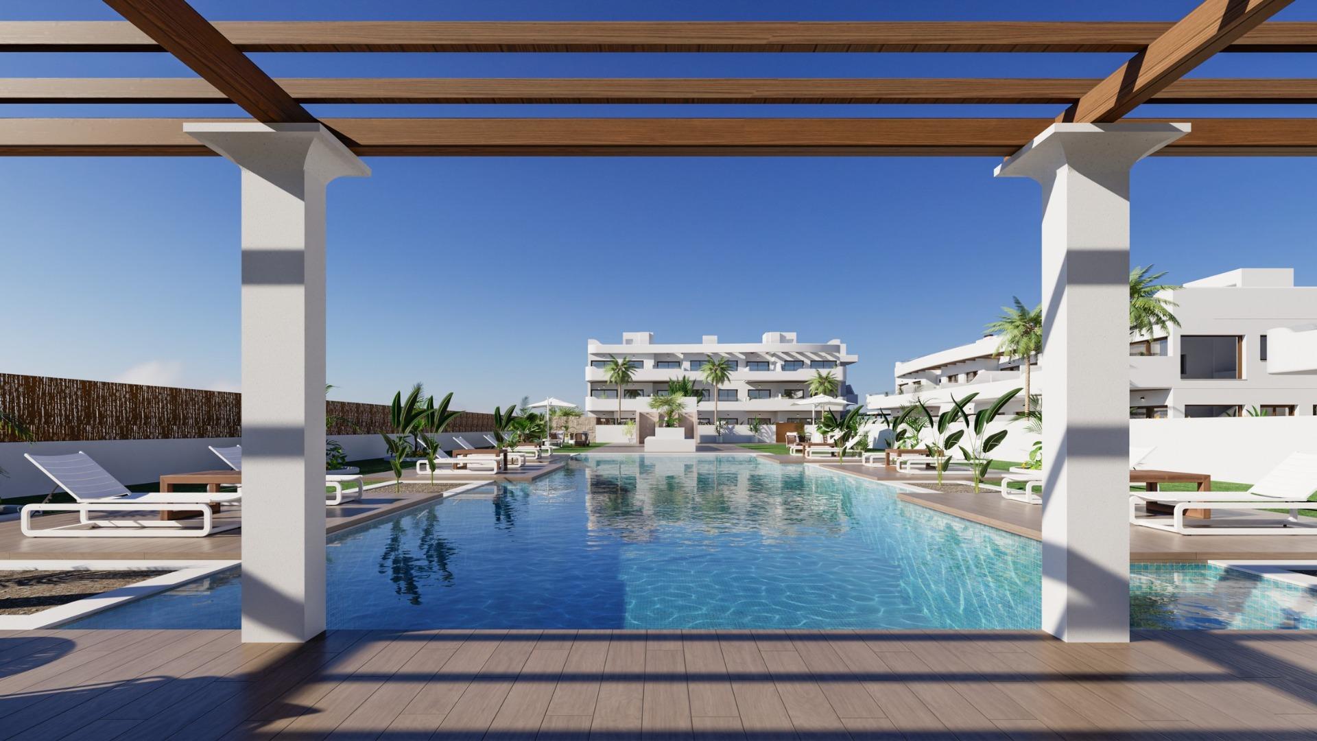 New build residential complex near serena golf and the mar menor in los alcazares