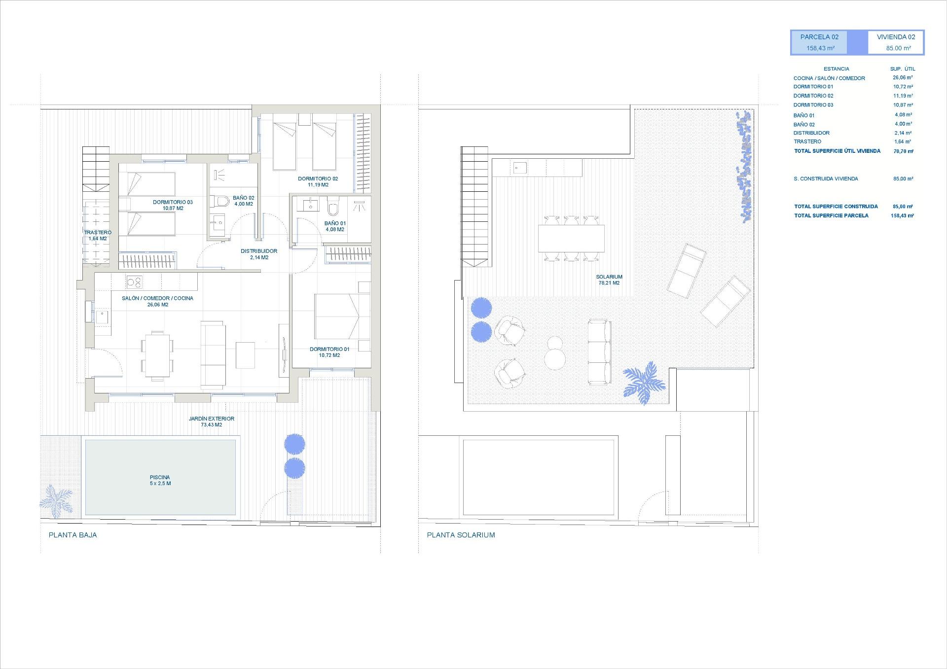 New build semi-detached villas in roldan