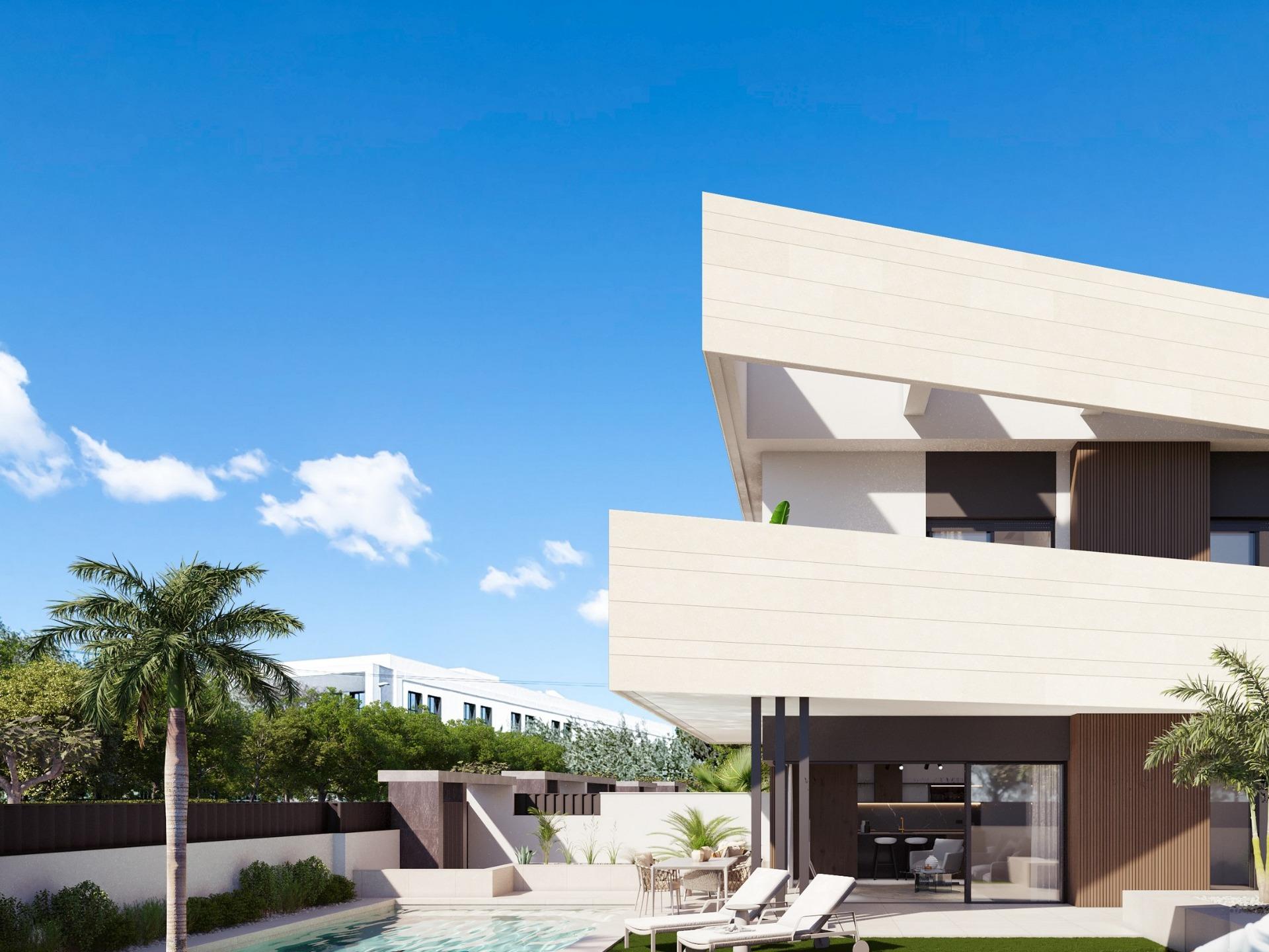 Boutique development of new build homes with private pools in pilar de la horadada