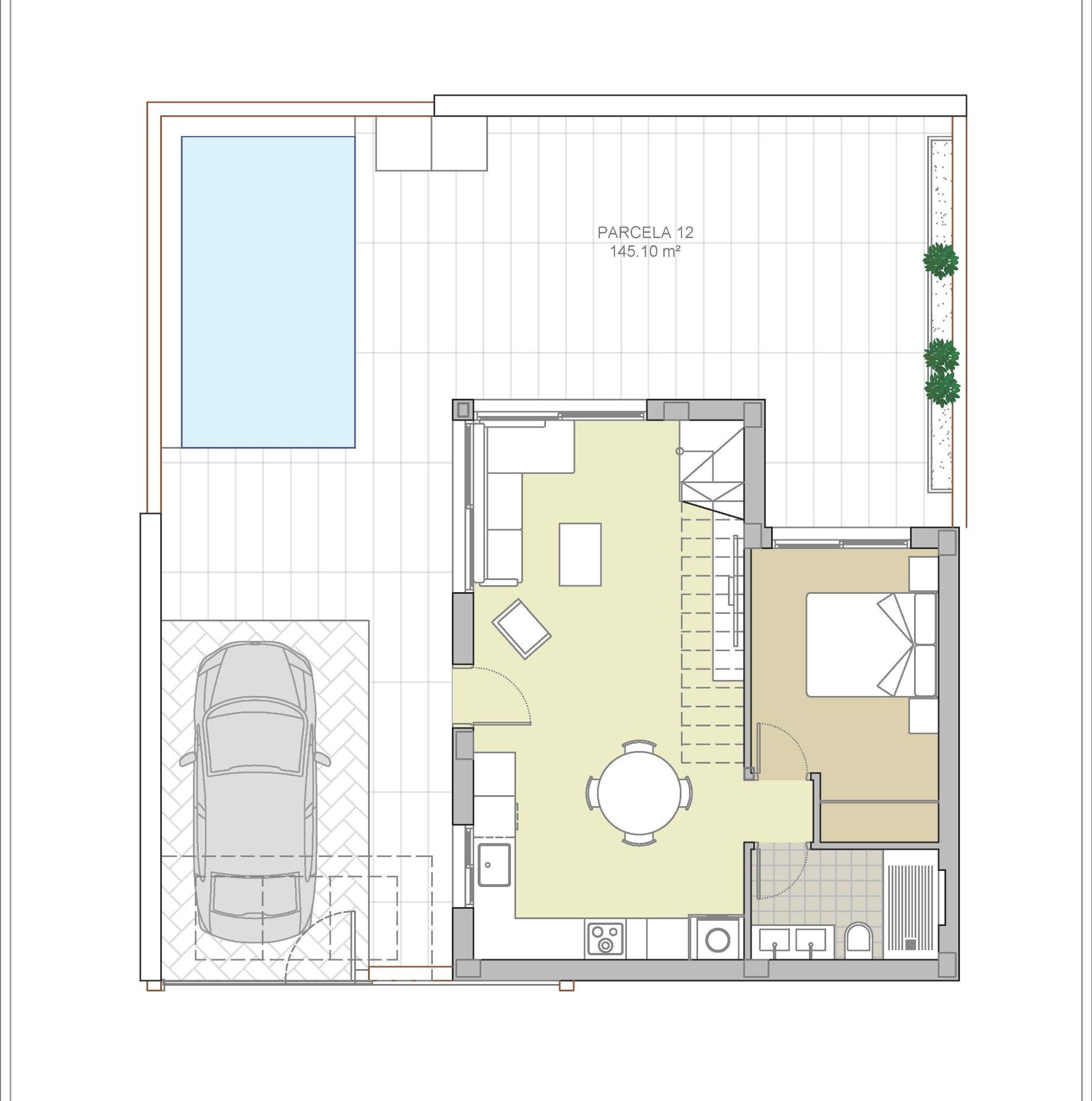 Modern villas with private pool in vistabella golf resort, orihuela