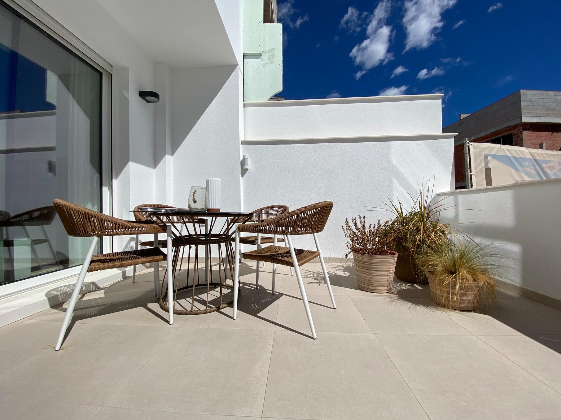 New build bungalow residential complex in pilar de la horadada