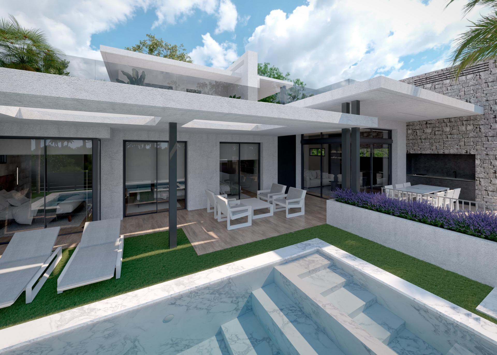 Frontline lake luxury villa in santa rosalia lake and life resort murcia