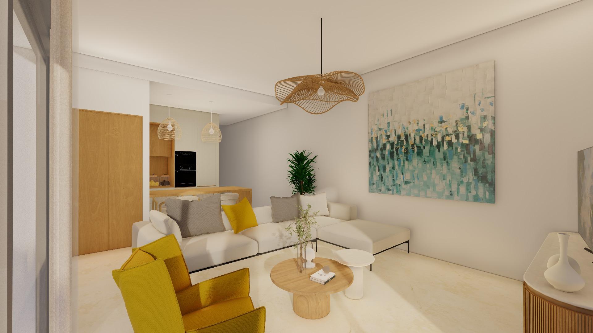 Modern semi-detached villas with private pool near the sea in santiago de la ribera