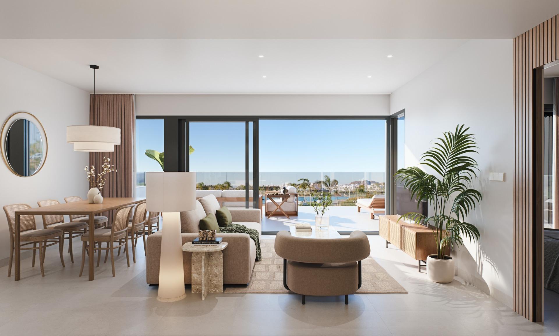 Luxury new build apartments for sale in santa rosalia lake and life resort murcia