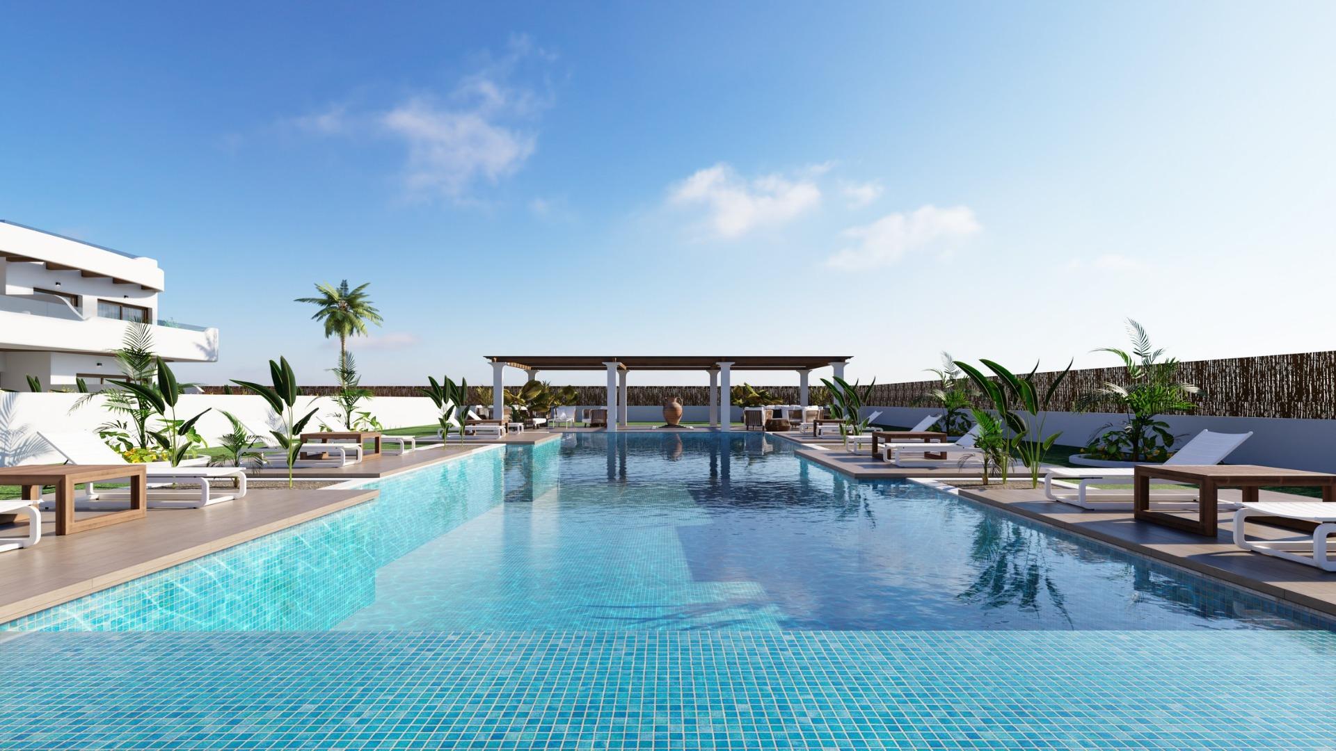 New build residential complex near serena golf and the mar menor in los alcazares