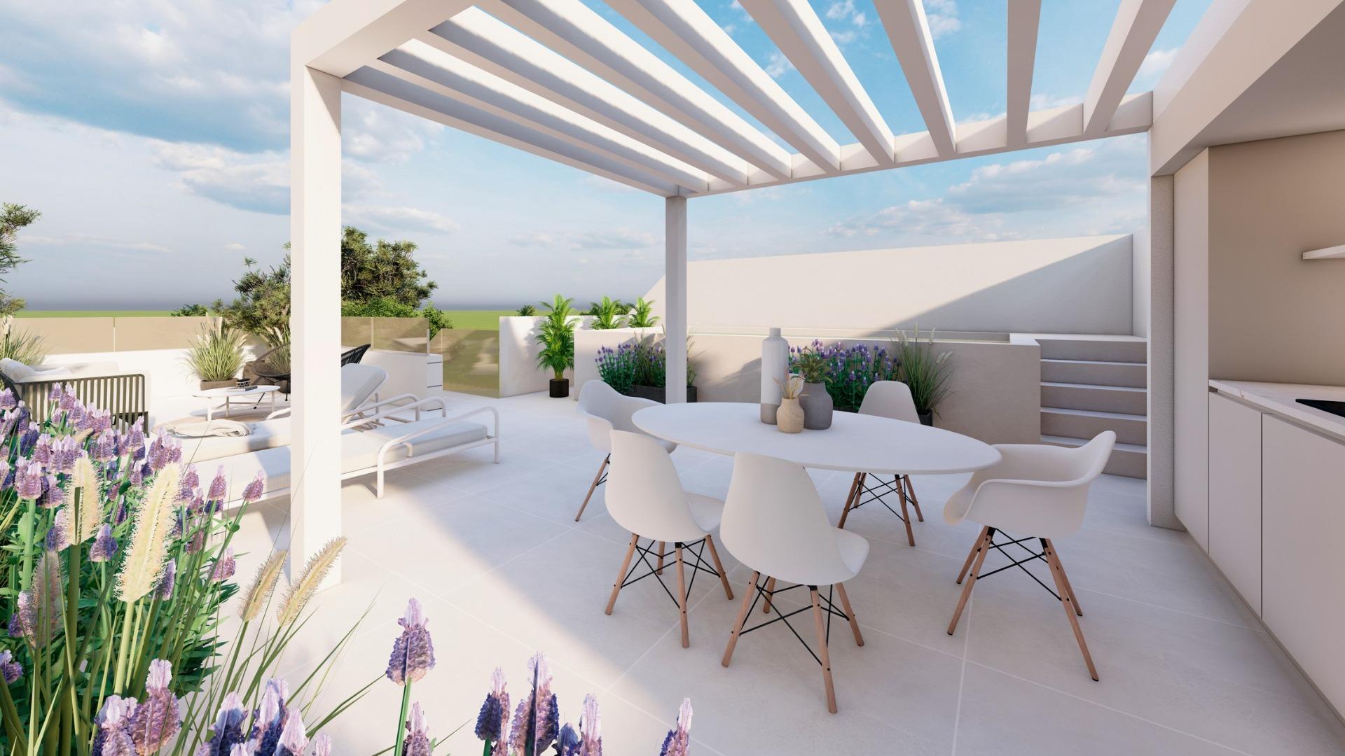 Exclusive new build bungalows with private pool in pilar de la horadada