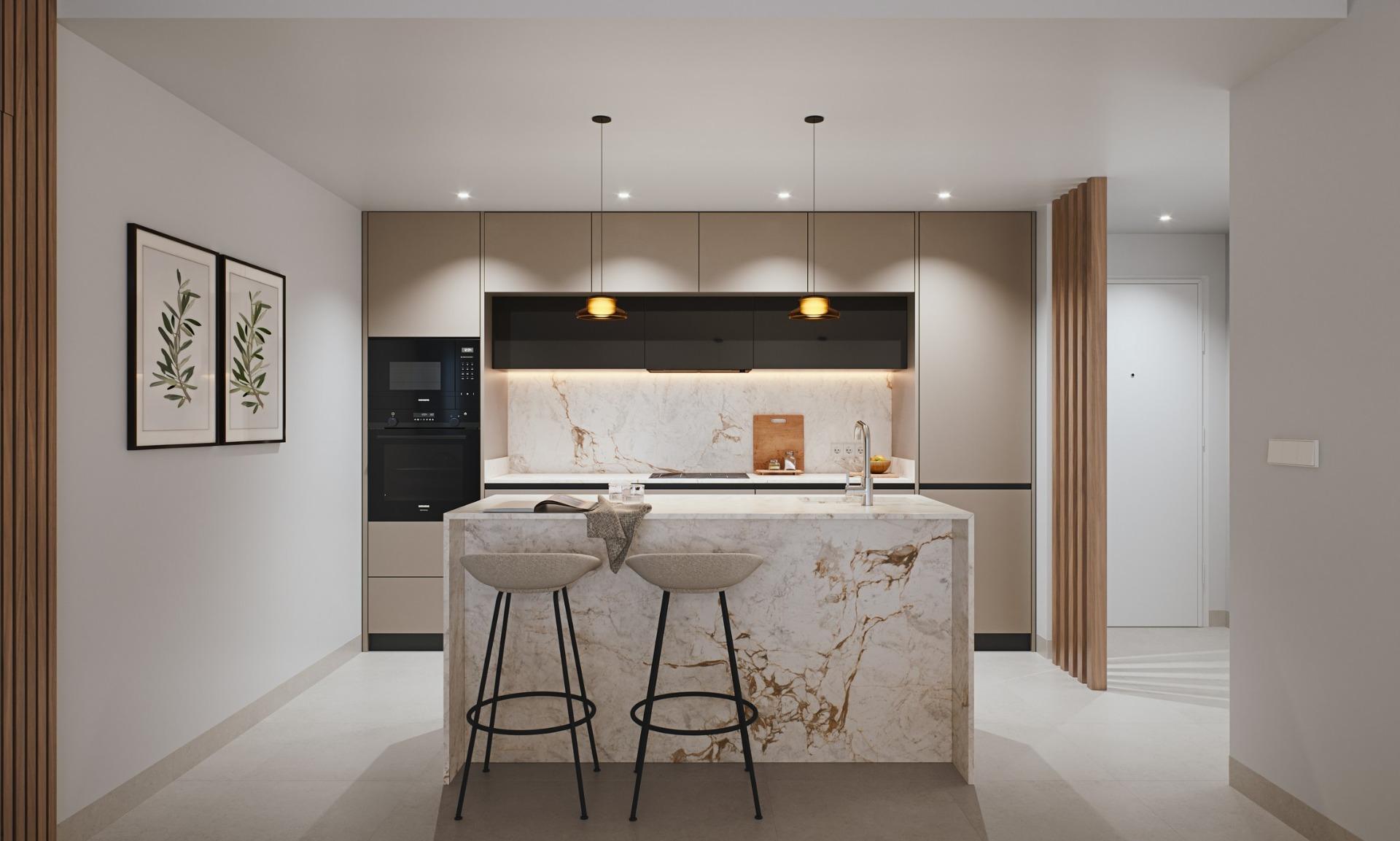 Luxury new build apartments for sale in santa rosalia lake and life resort murcia