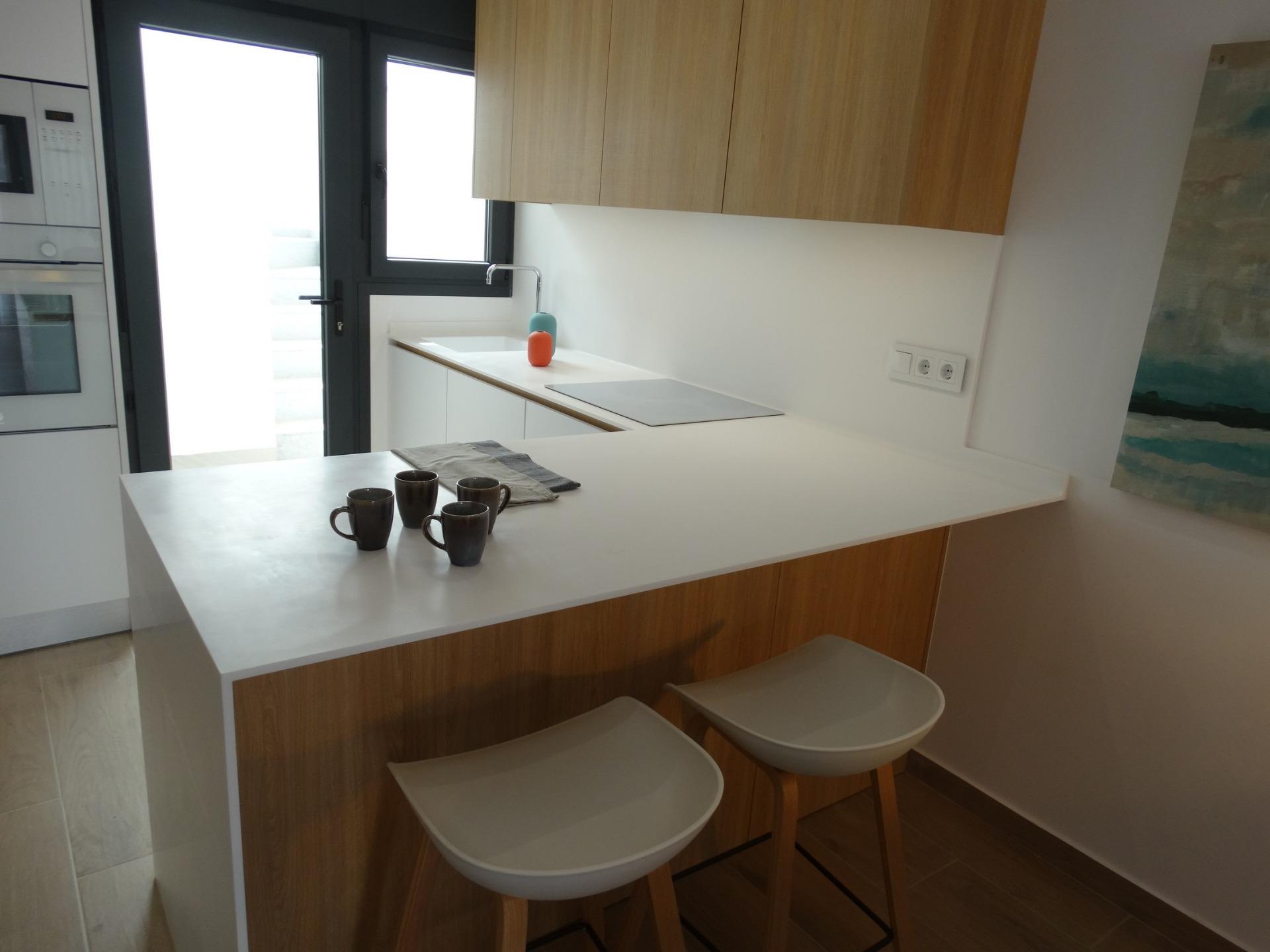 Newly built bungalows with solarium or garden in pilar de la horadada