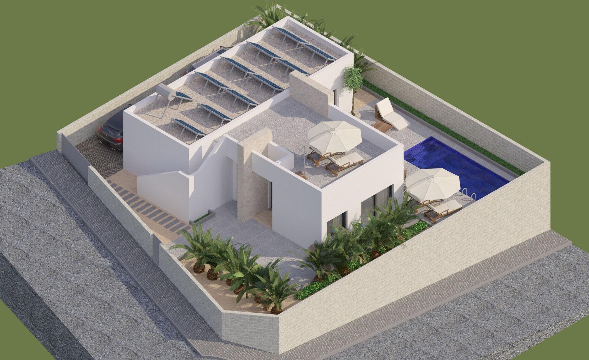 New build modern villa in benijofar