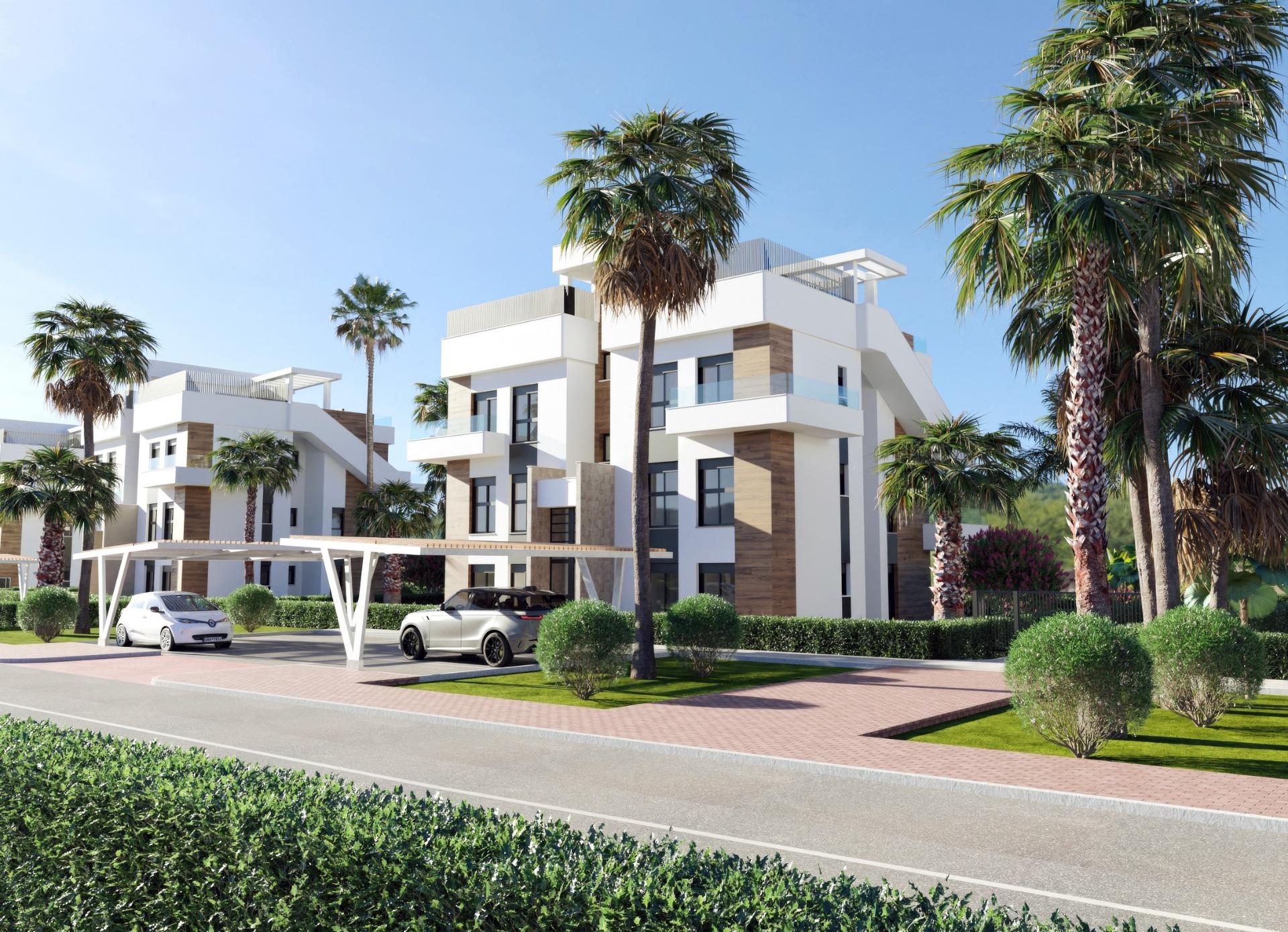 New build apartments in hacienda del Álamo golf resort, murcia