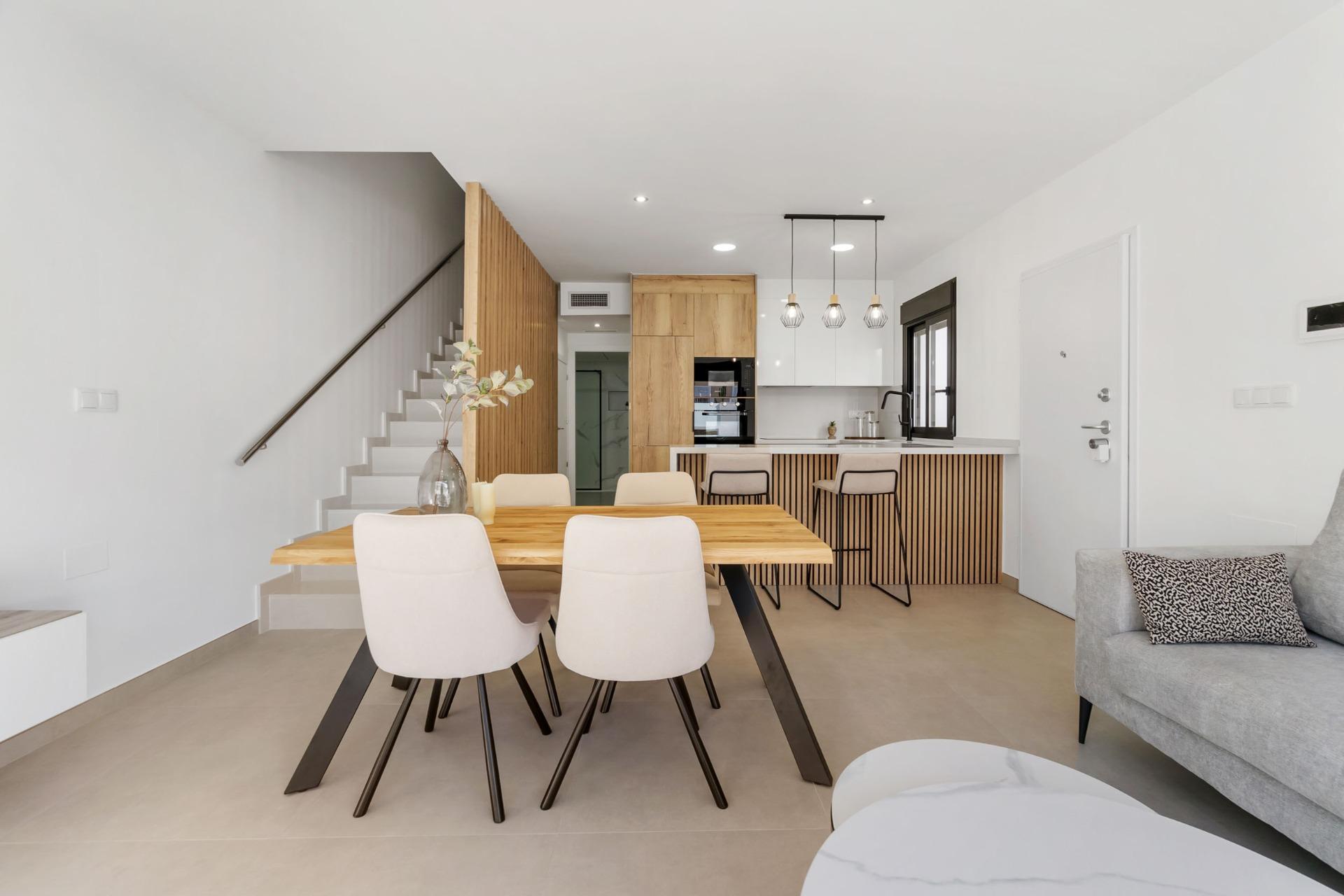 New build semi-detached villas with private pool in san pedro del pinatar