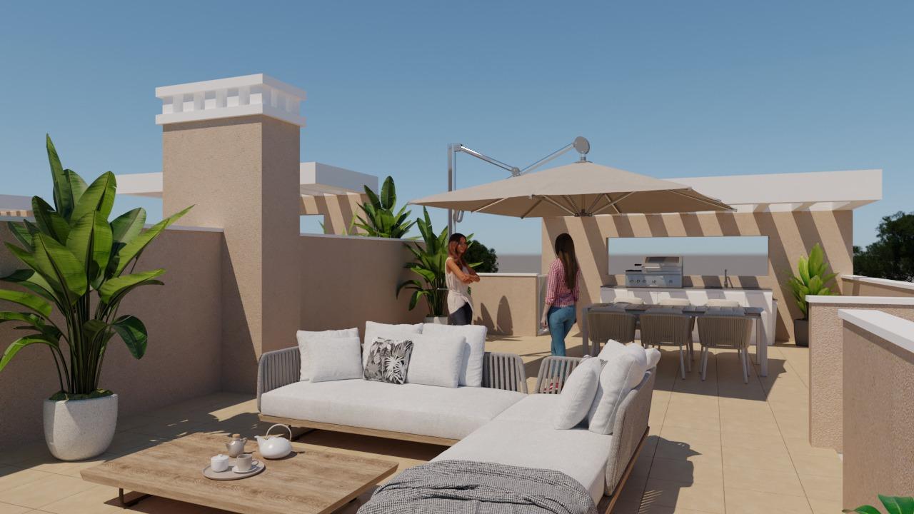 New build bungalows in lo romero golf resort, pilar de la horadada