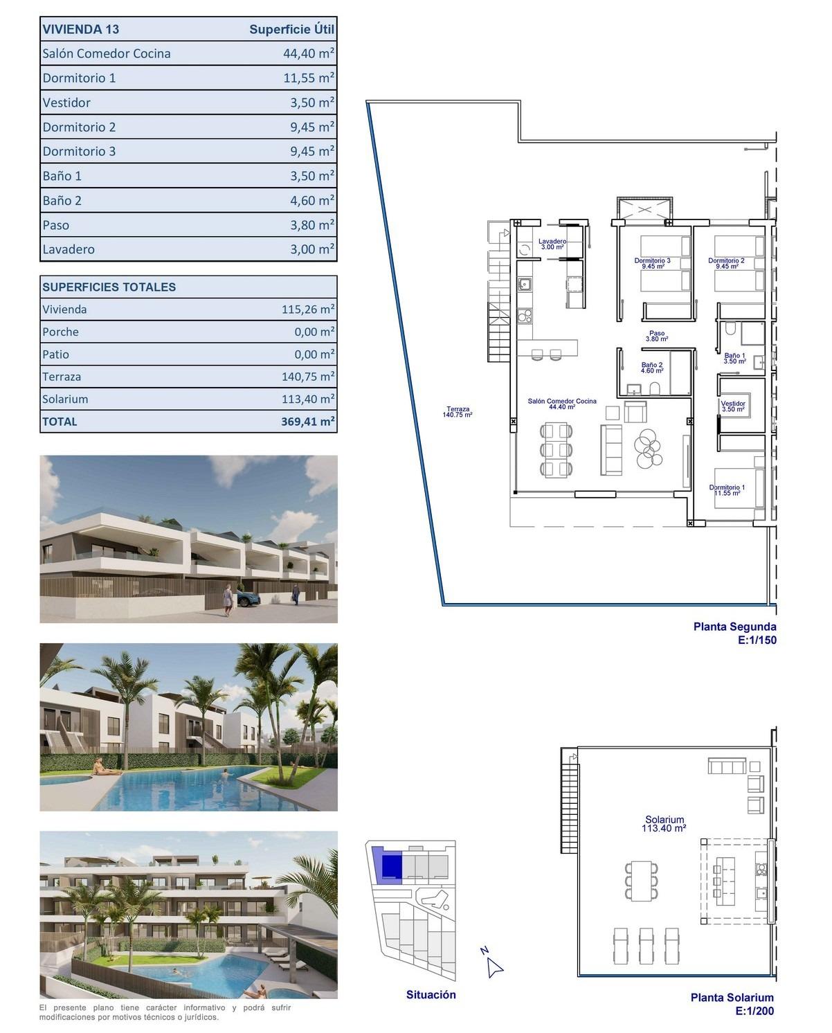 New build apartments and bungalows for sale in pilar de la horadada near the beach