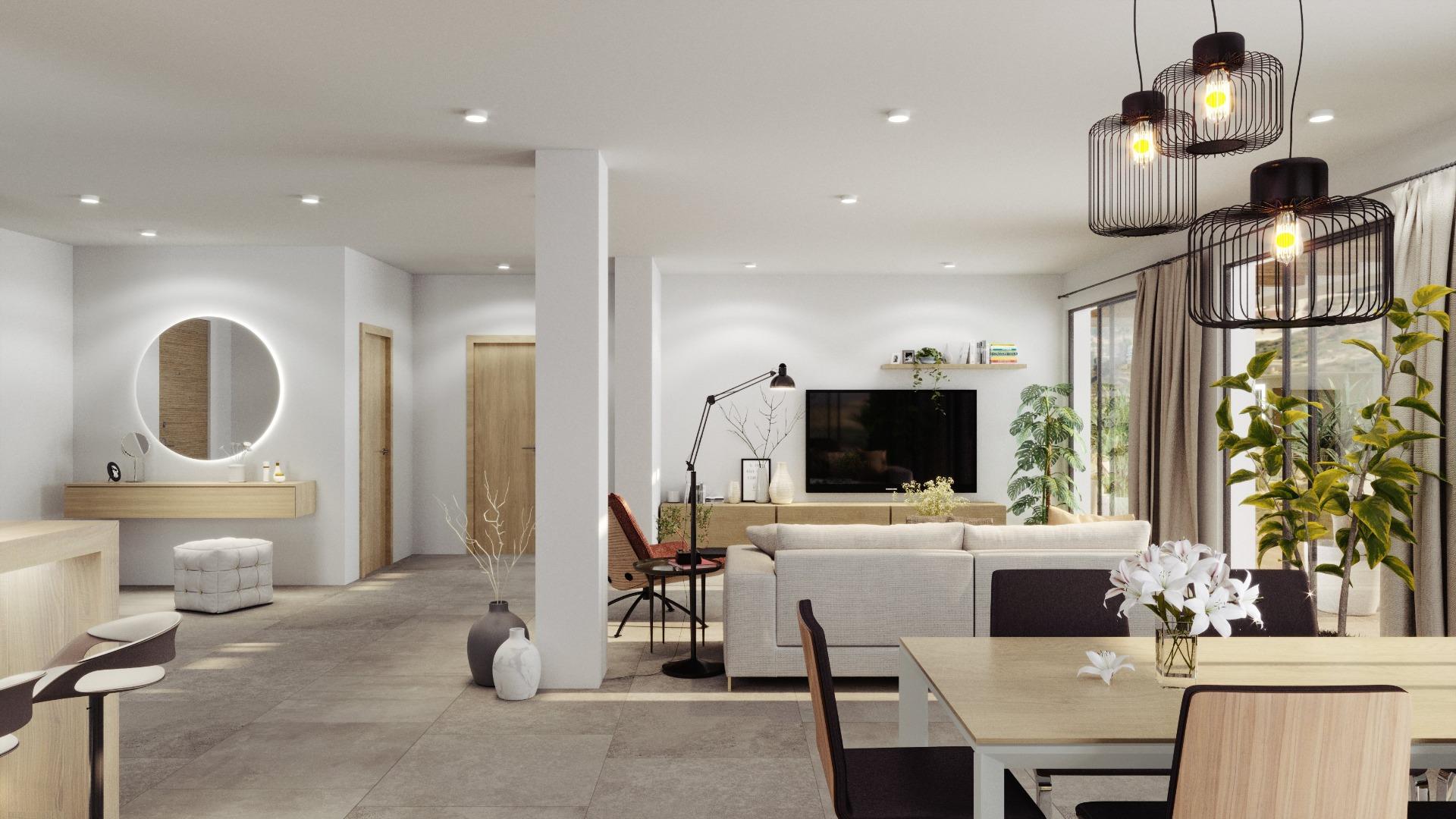 New build villas with golf views in ciudad quesada